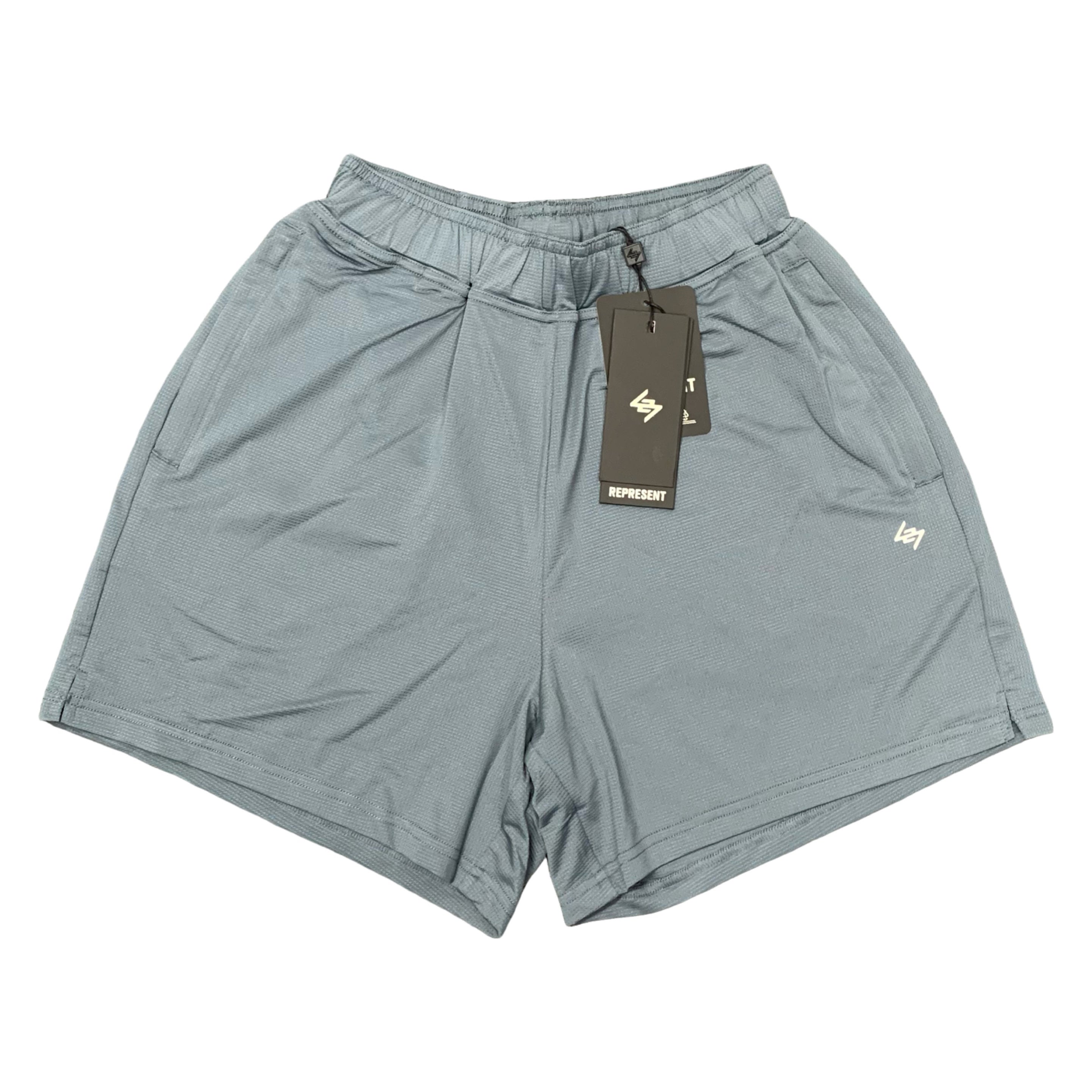 Represent Small Shorts 247 DNA Mesh Dusky Navy Blue