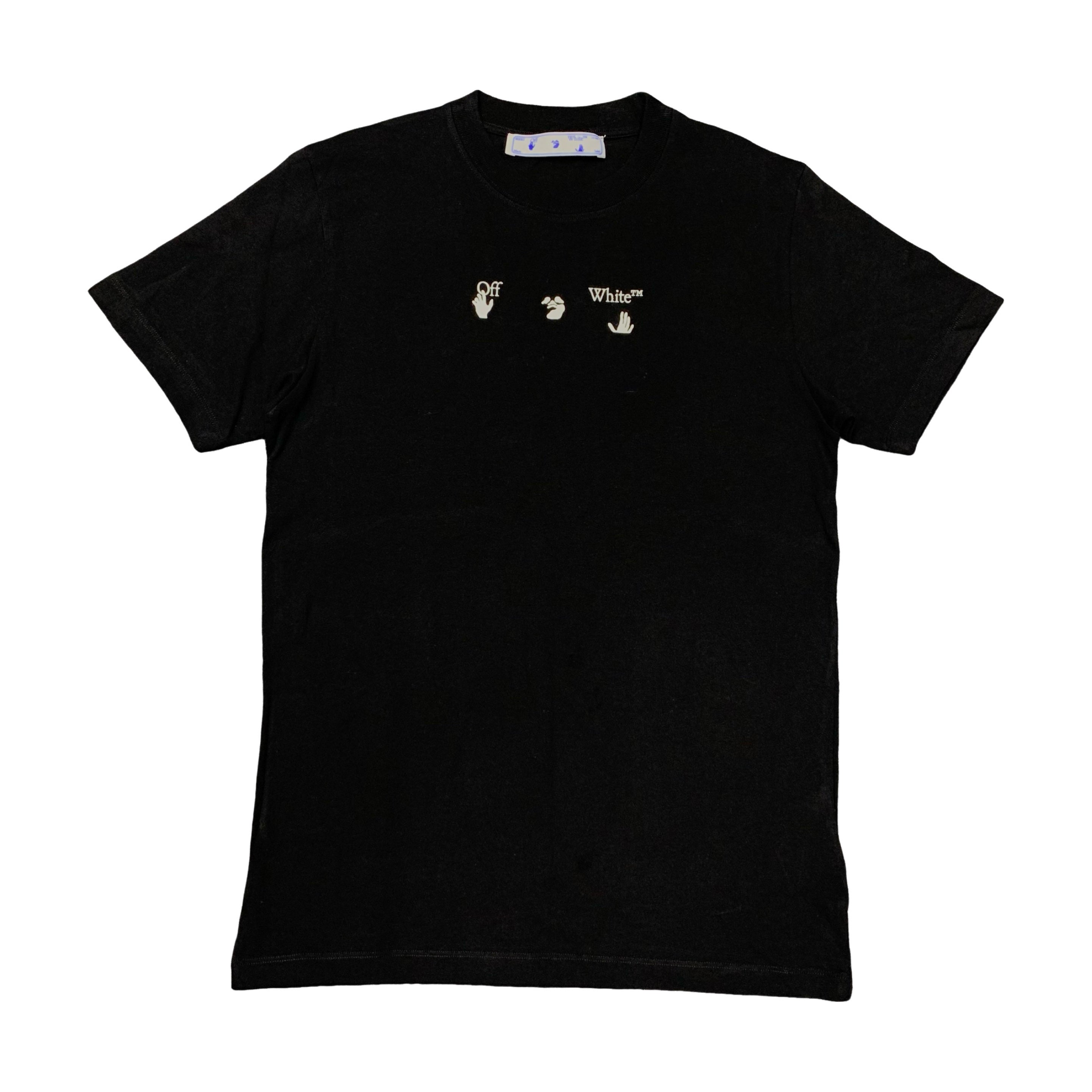 Off White Small Tee Marker Arrows Black T-Shirt Virgil Abloh