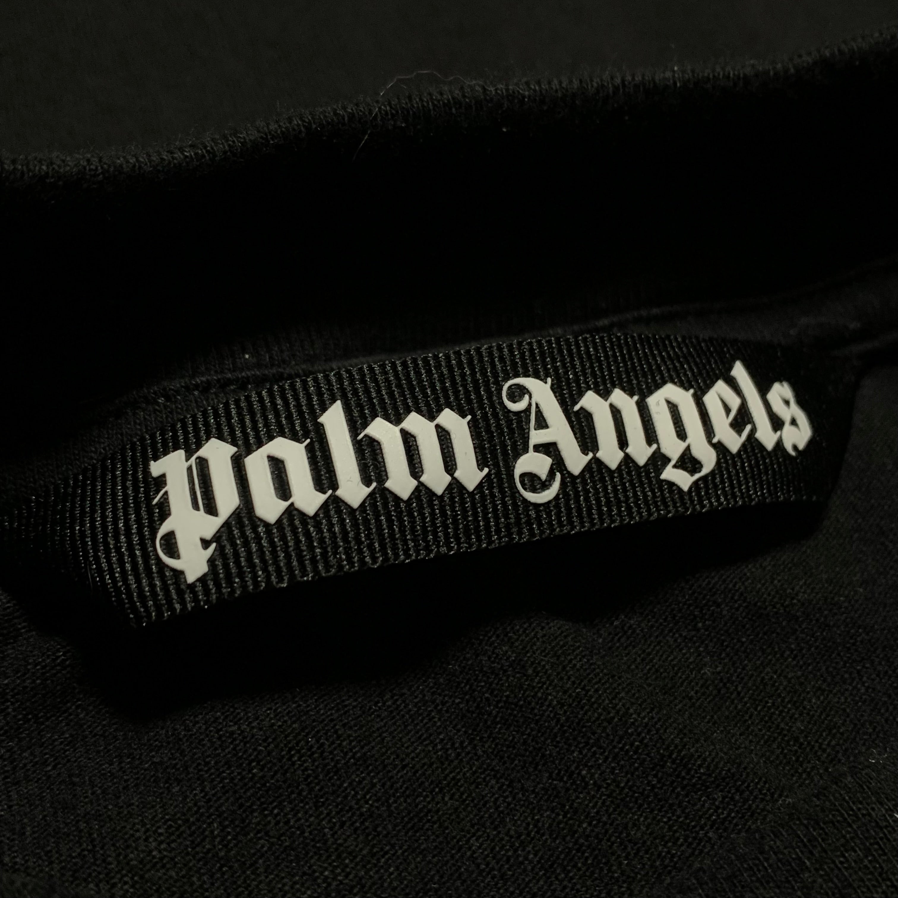 Palm Angels Medium Gothic Logo Black Tee