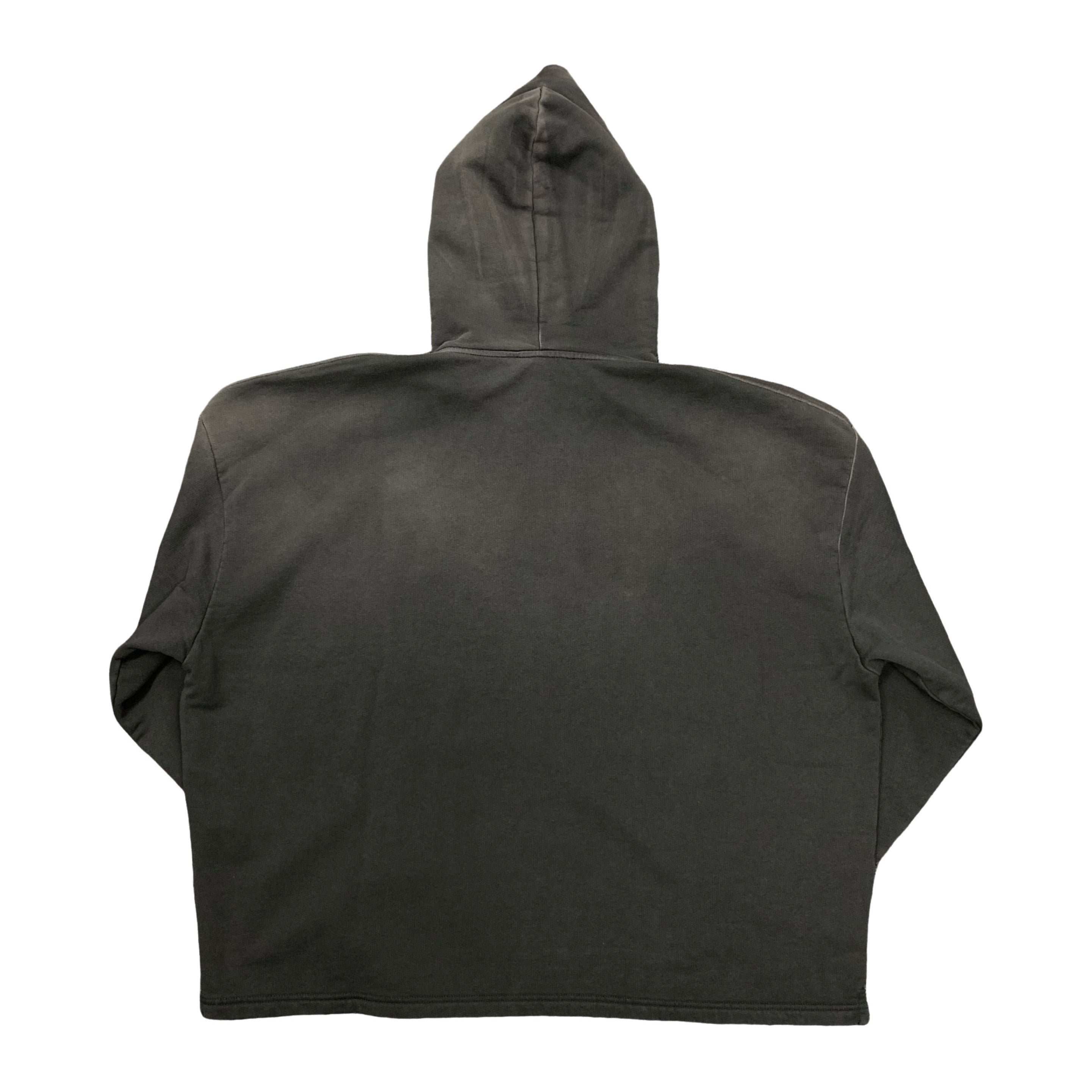 Represent Small Hoodie Embellished Stained Black Hoodie (RRP £180)