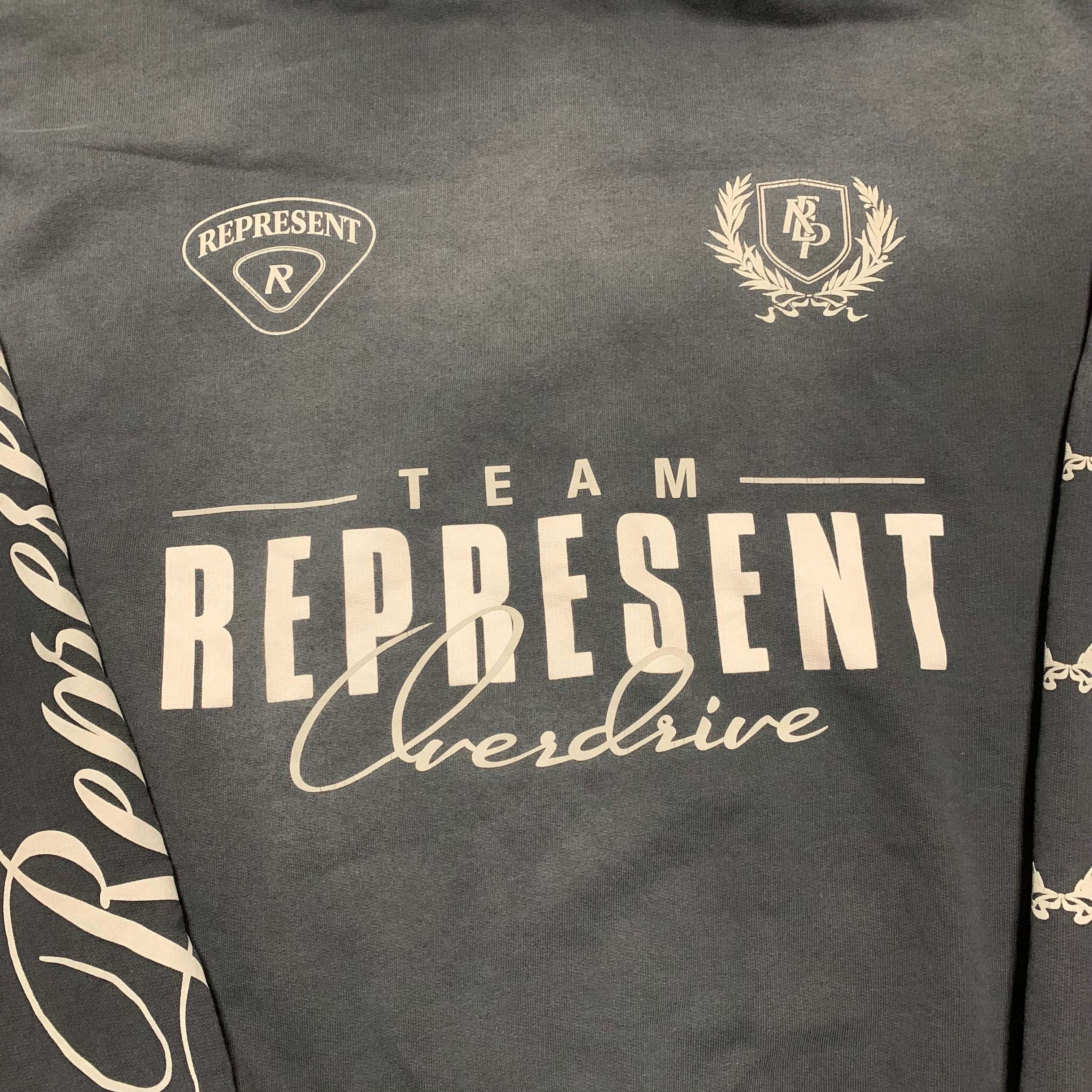 Represent Small World Championship Stained Black Hoodie
