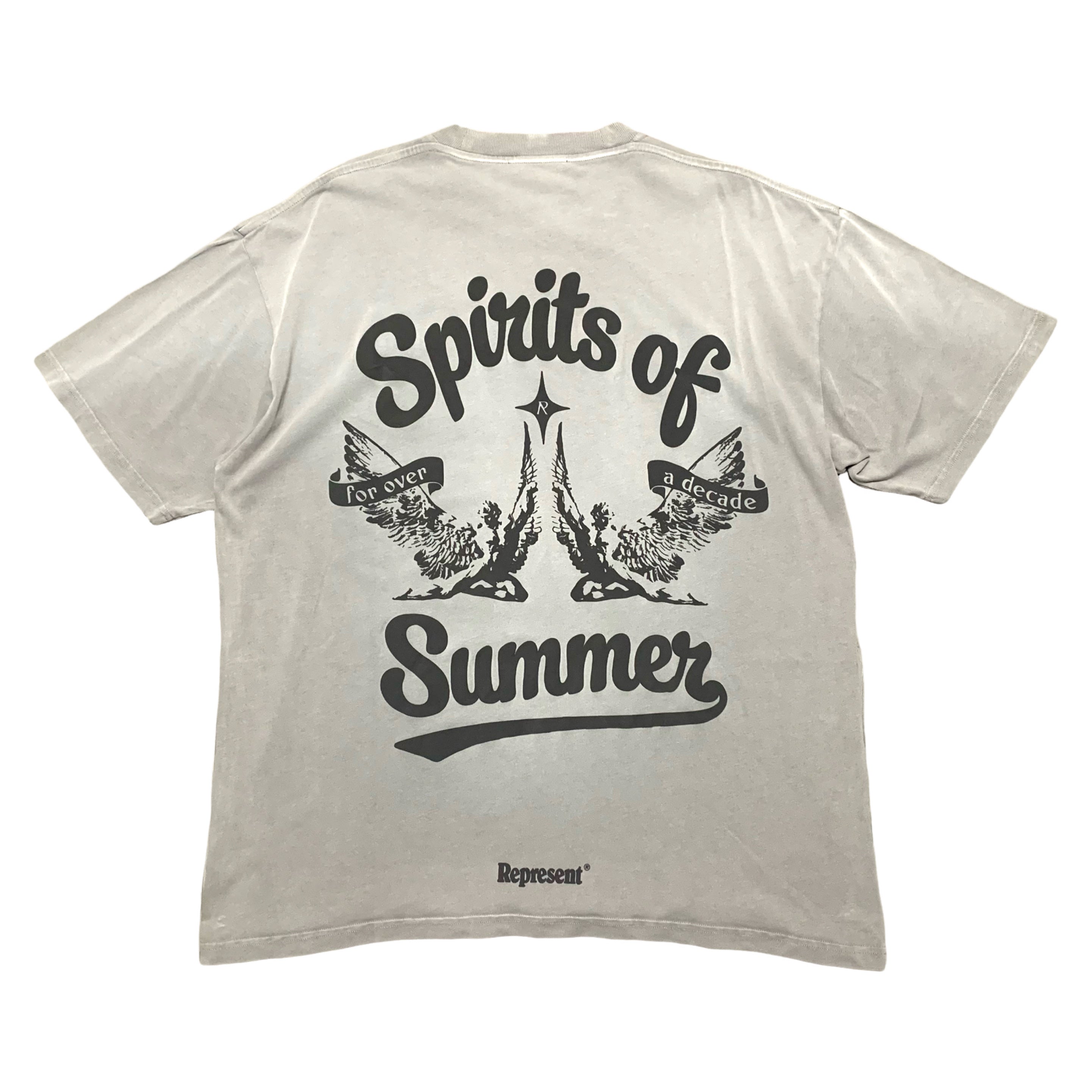 Represent Medium Spirit Of Summer Grey Tee
