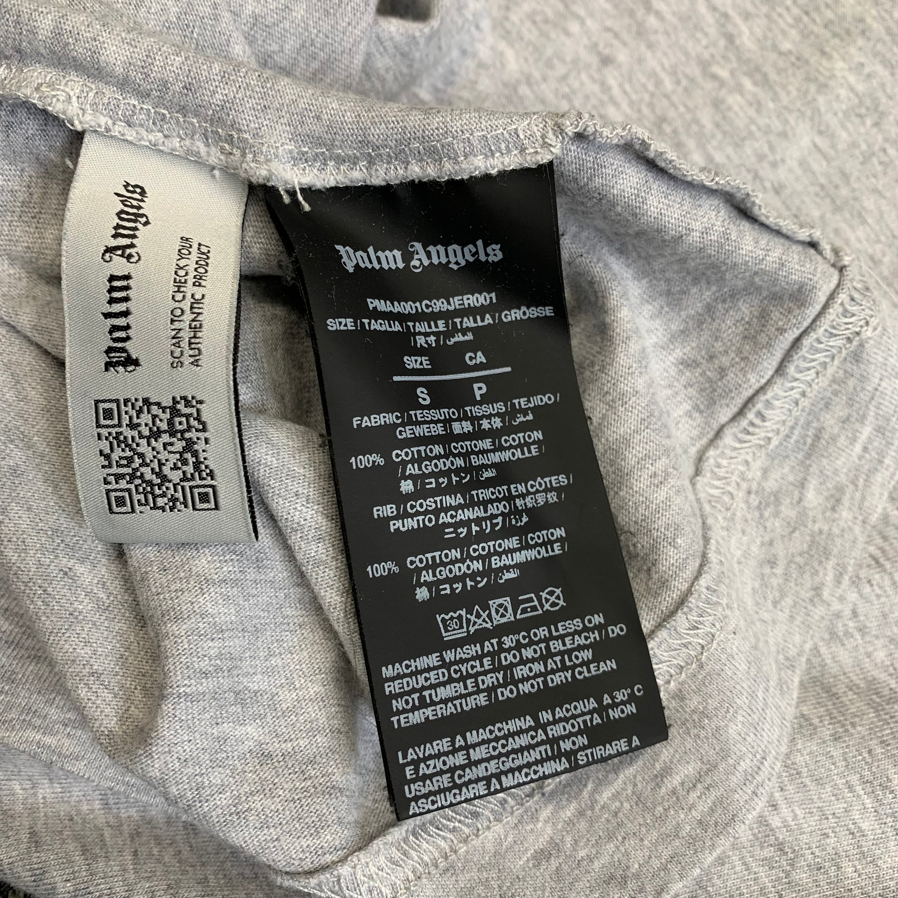 Palm Angels Small Tee Bear Classic Grey T-Shirt