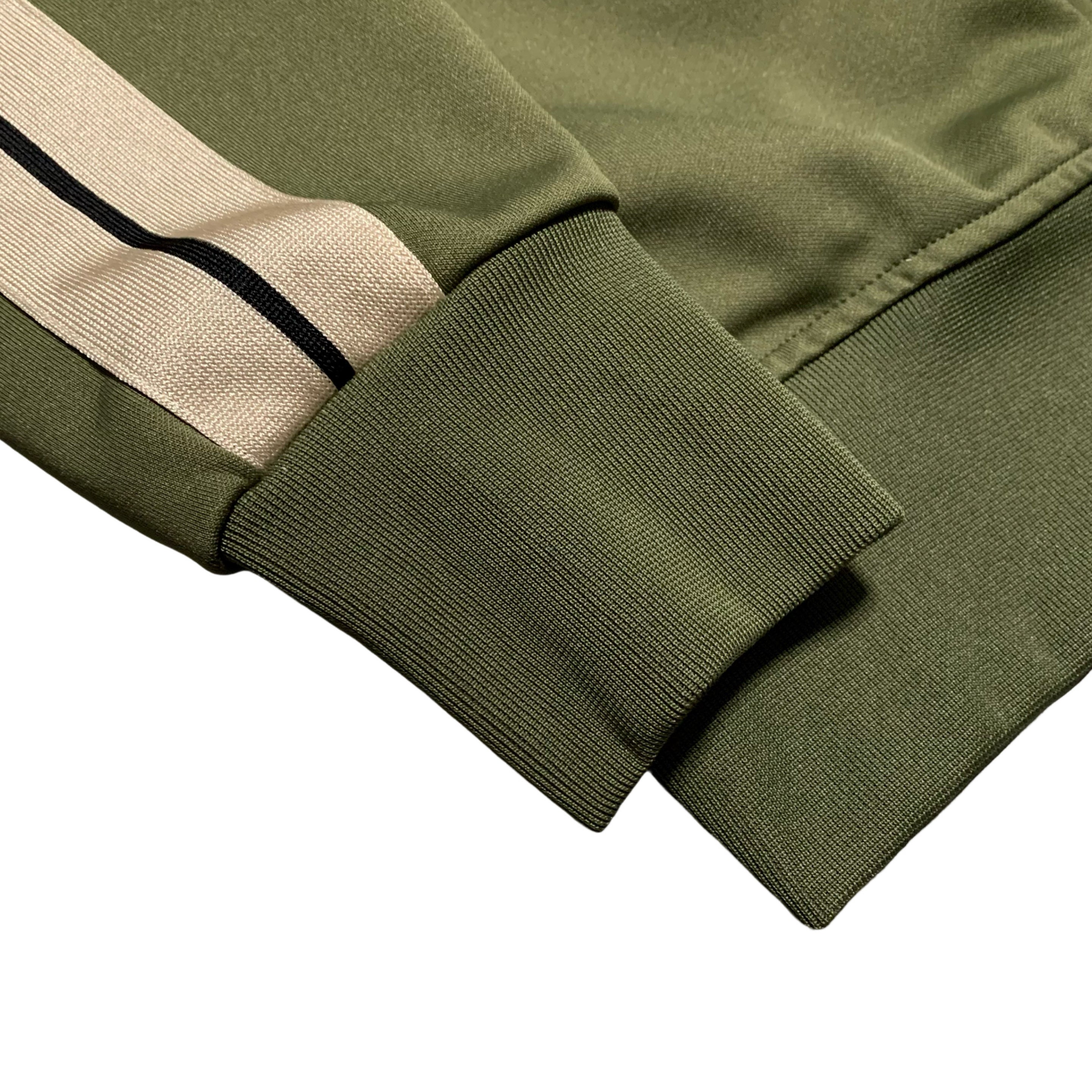 Palm Angels Medium Track Jacket Classic Khaki Green Track Top Jacket