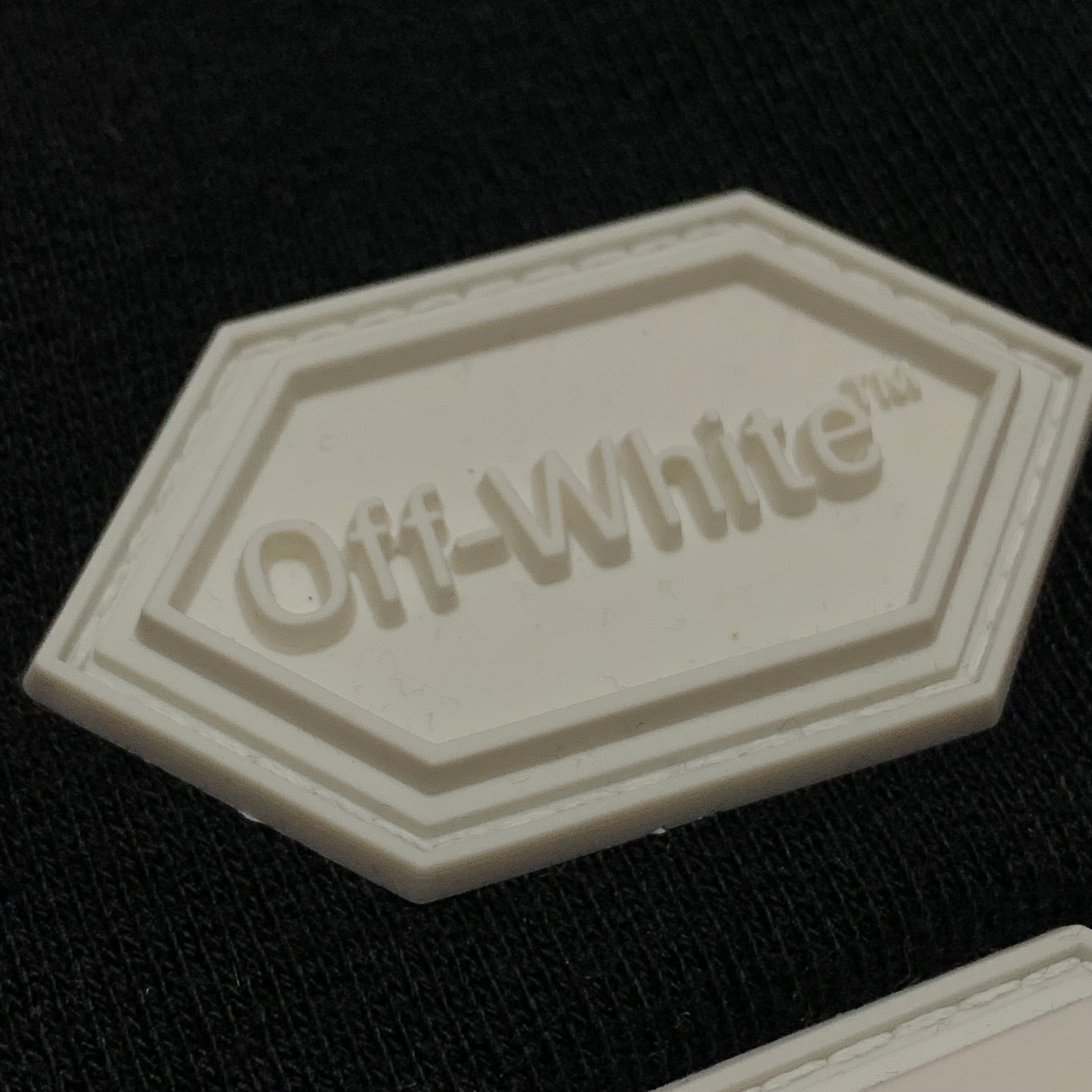 Off White Medium Shorts Graphic Black Jogger Bottoms Virgil Abloh