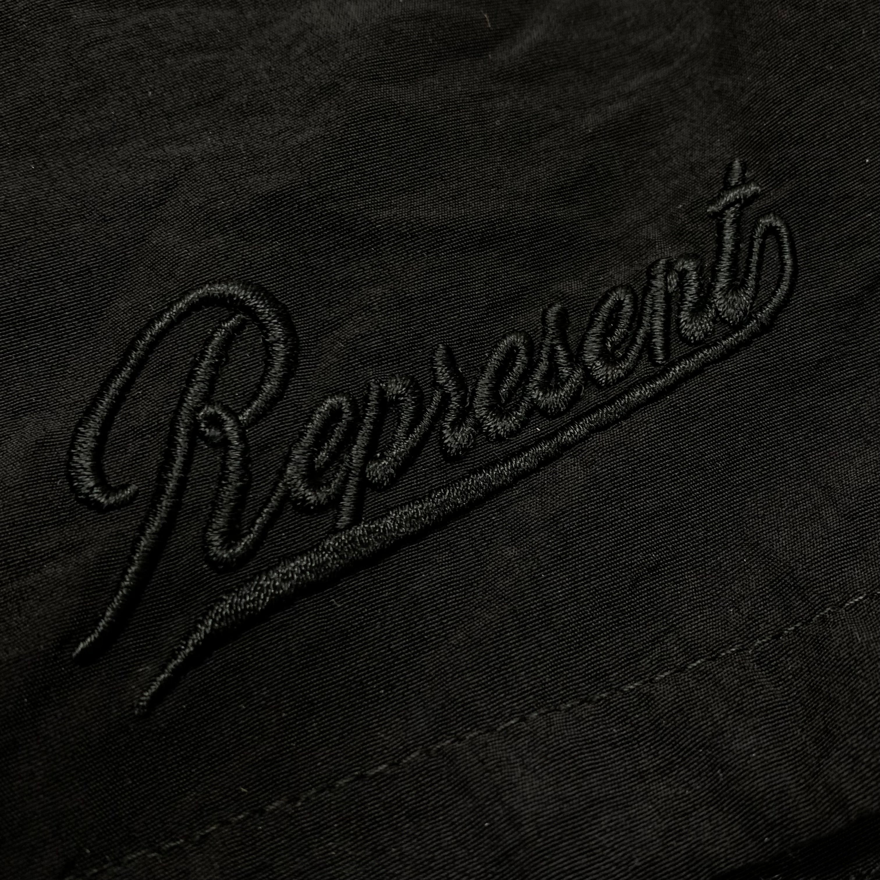 Represent XS Shorts Initial Black Signature Bottoms