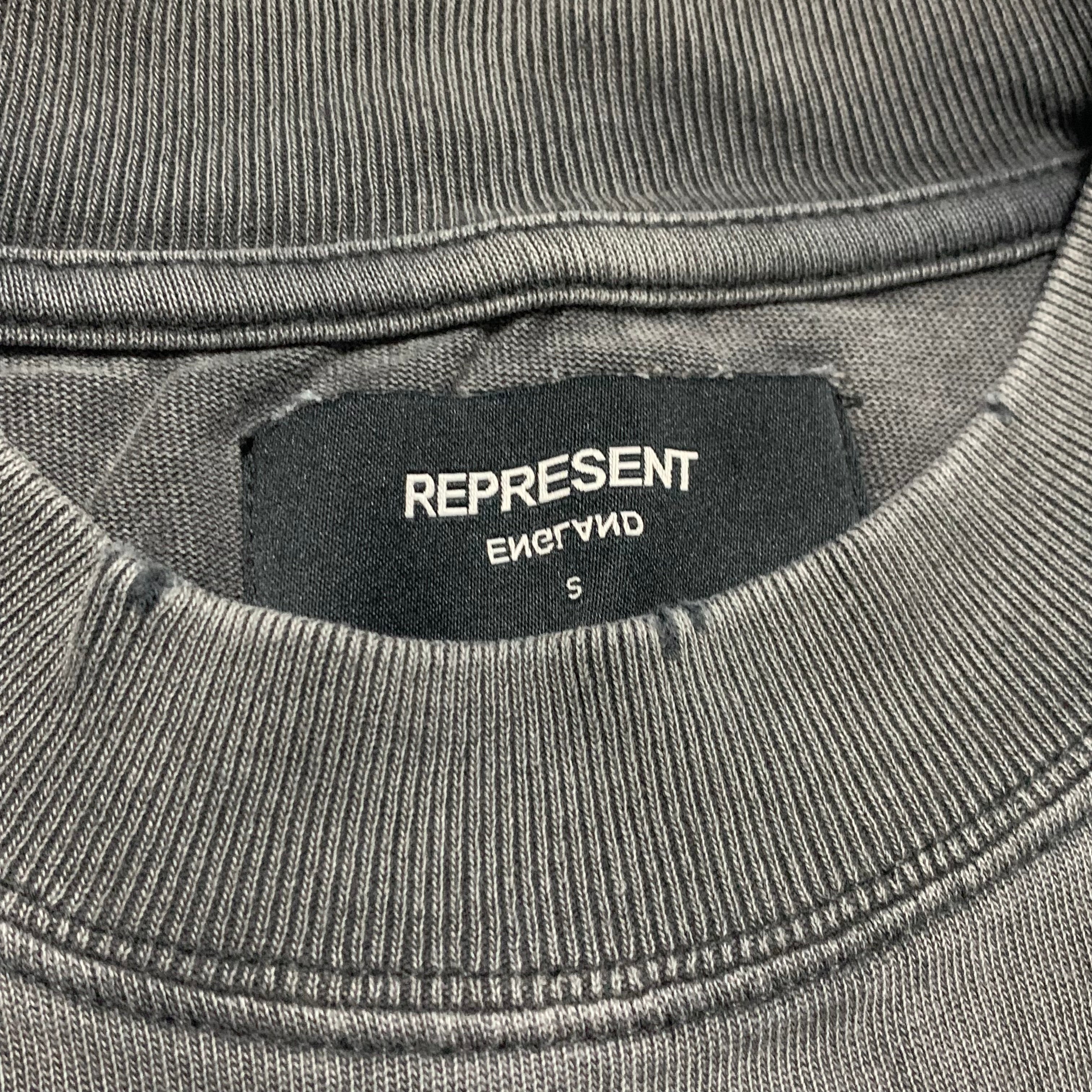 Represent Small Rep N Resent Vintage Grey Tee