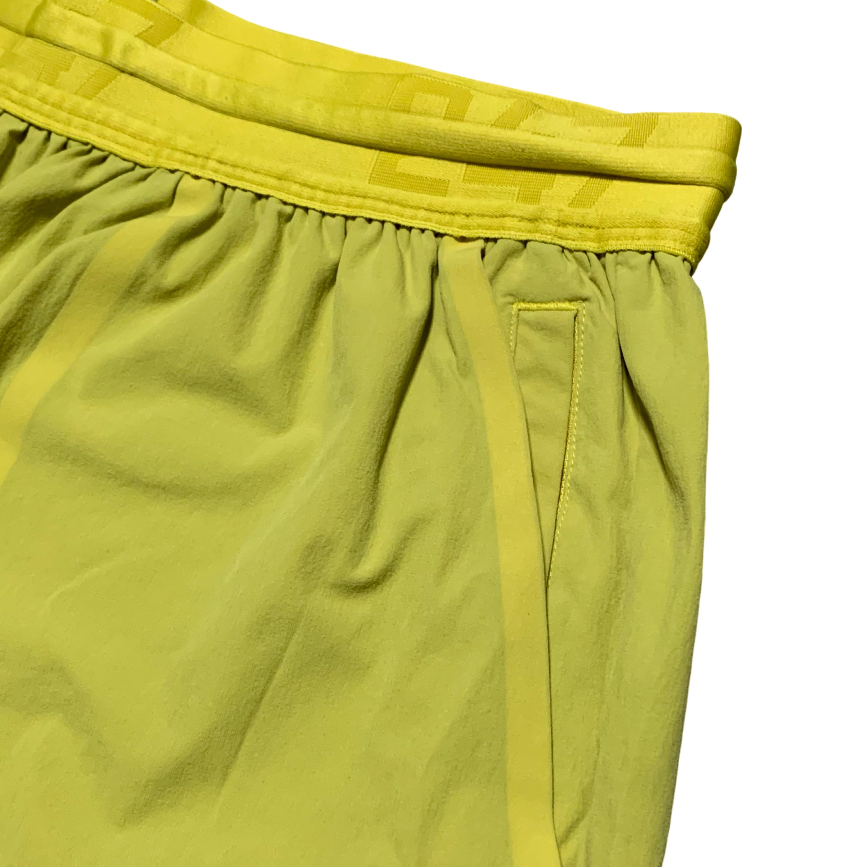 Represent Medium Shorts 247 Yellow Training Pants Bottoms