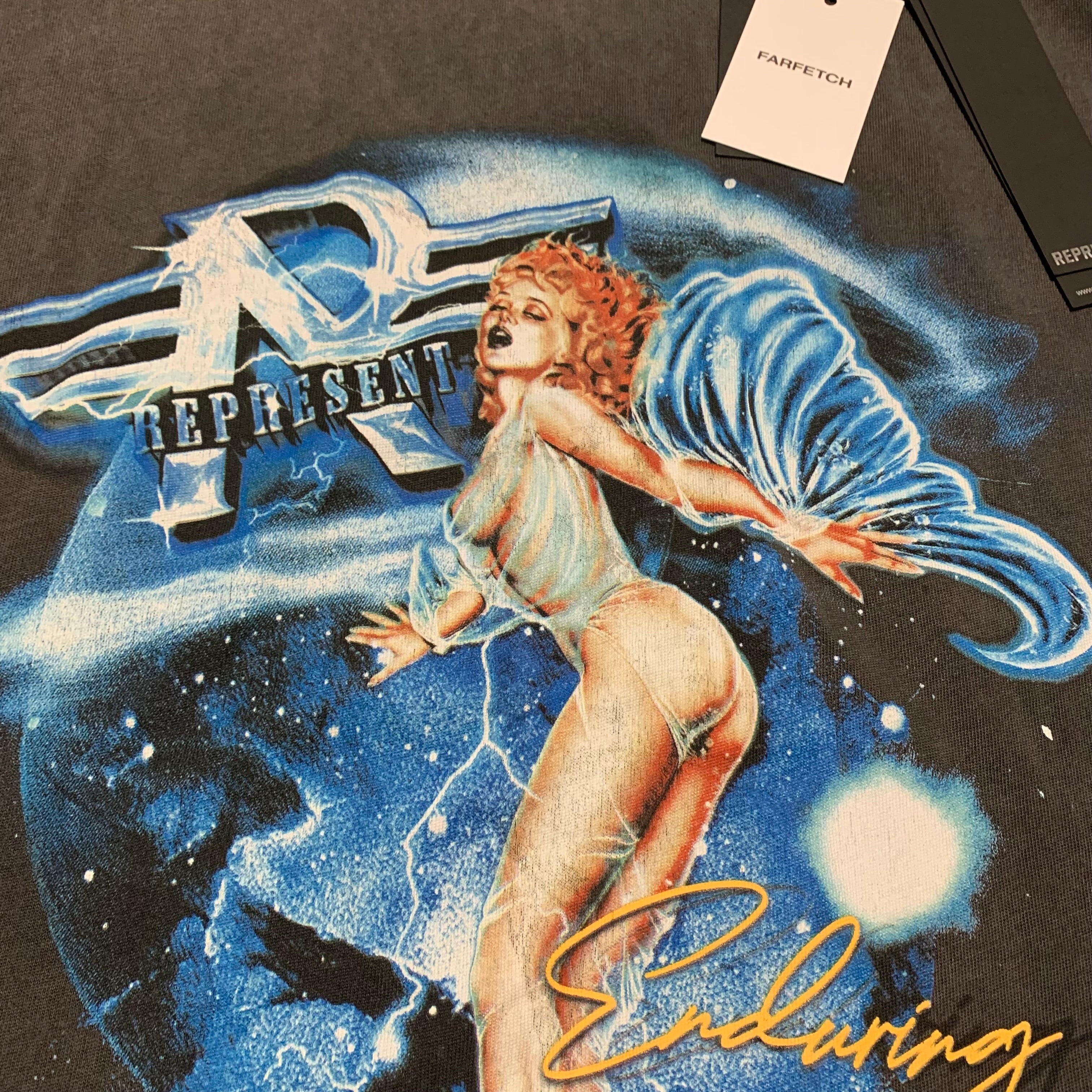 Represent Medium Enduring Spirit Vintage Grey Tee