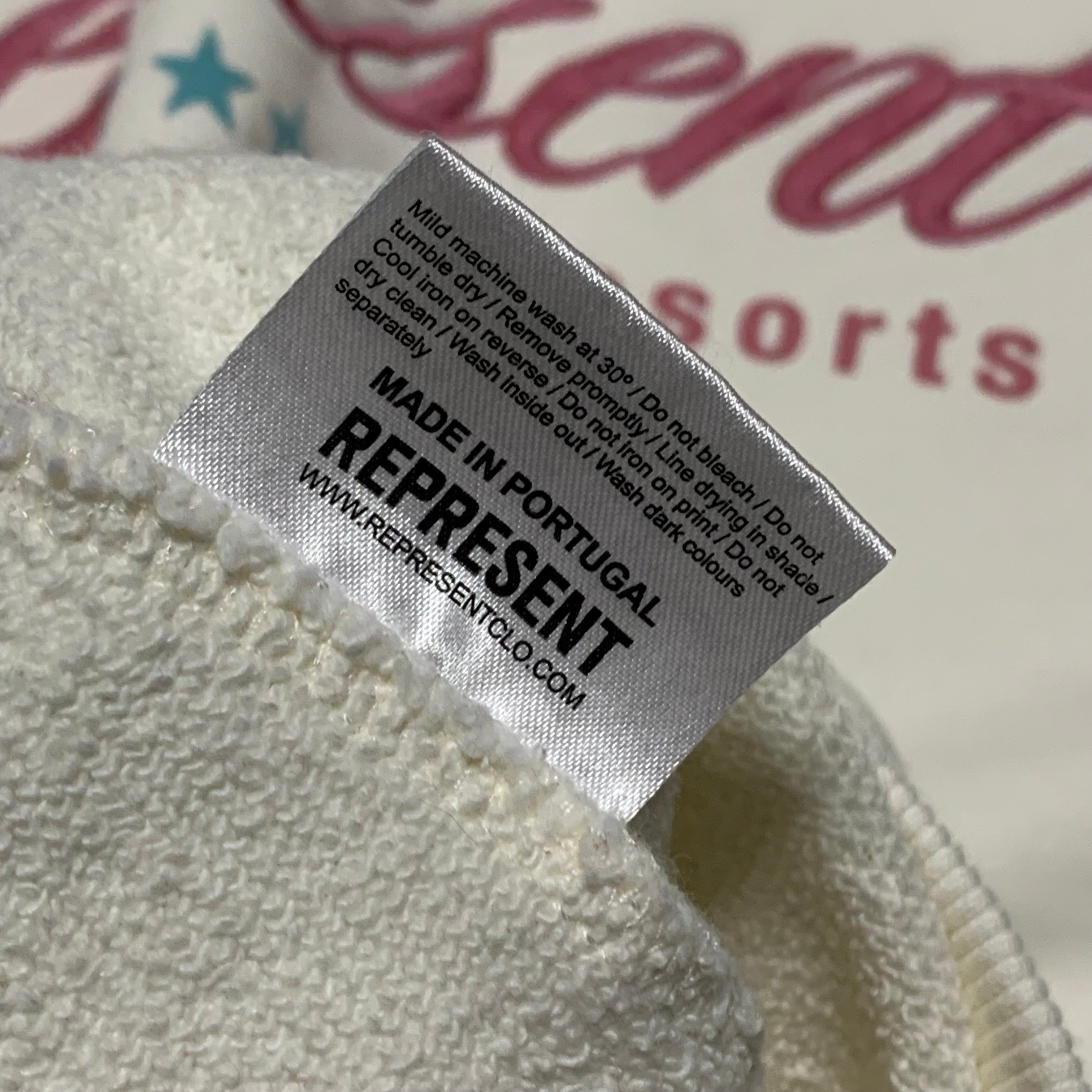 Represent XS Resorts Hoodie Flat White