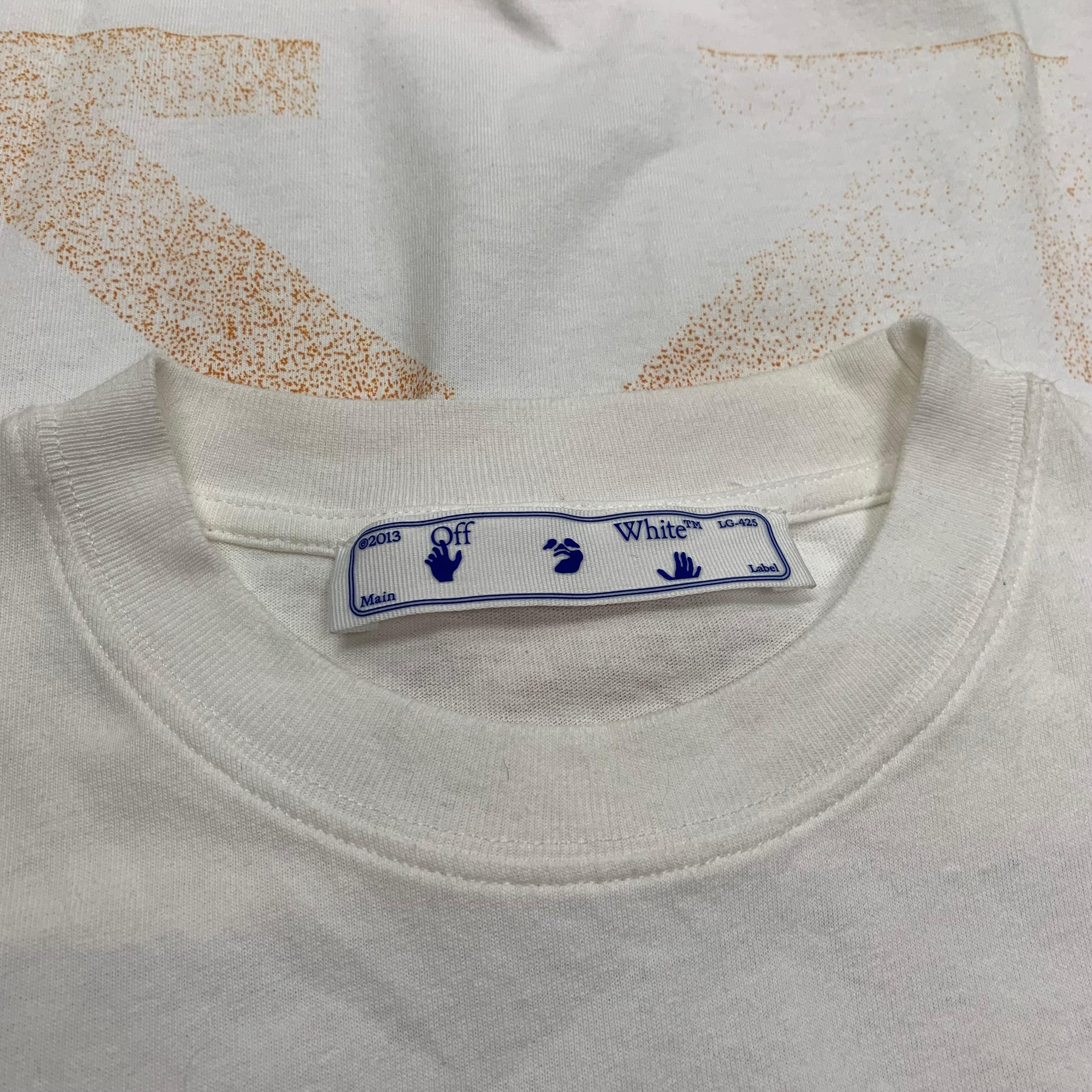 Off White XXS Tee Degrade Arrows White T-Shirt Virgil Abloh
