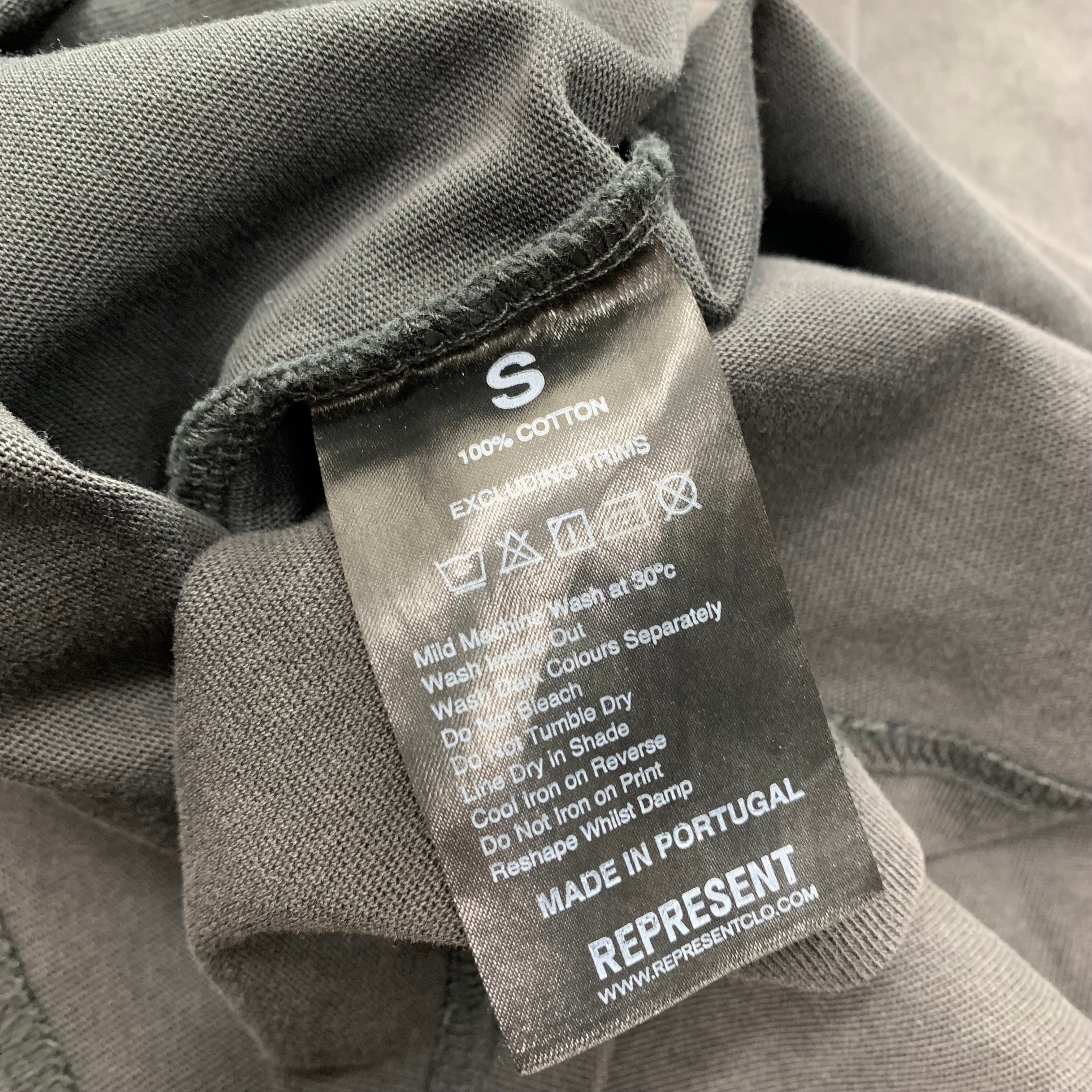 Represent Small Tee Enduring Spirit Vintage Grey T-Shirt