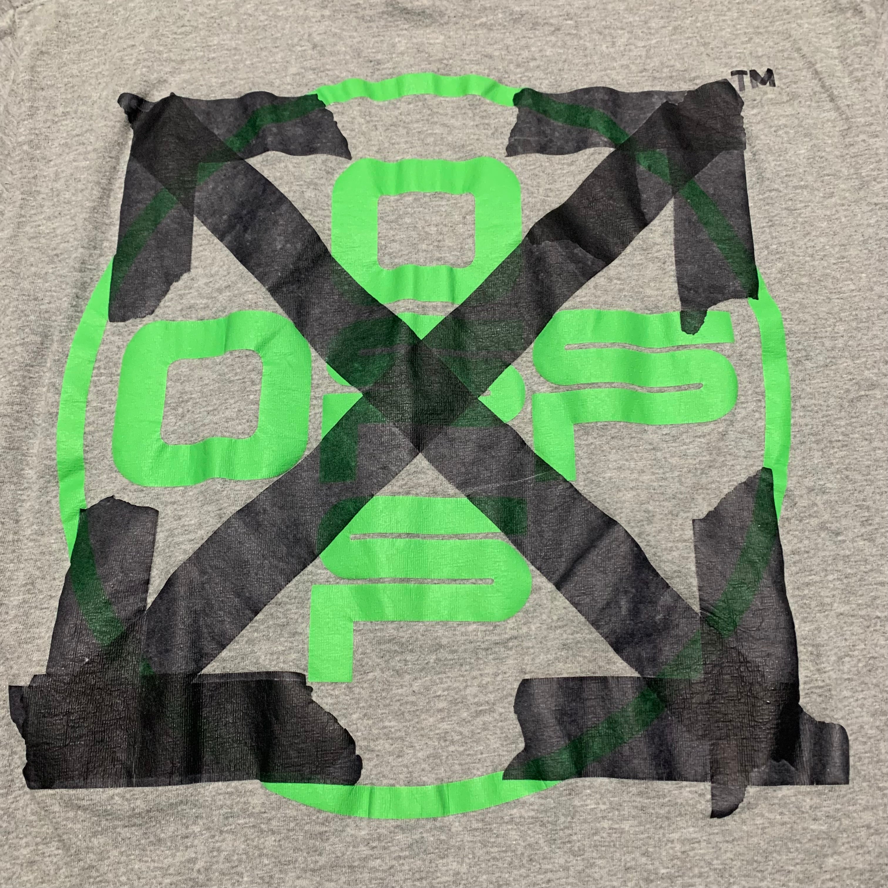 Off White Medium Off Arrows Grey Tee Virgil Abloh Harrods 2019