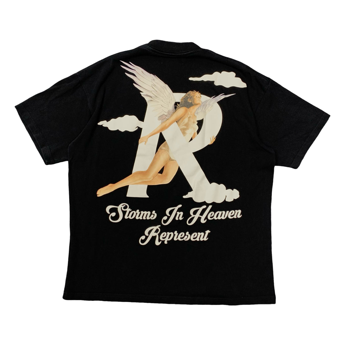 Represent Small Tee Storms Of Heaven Jet Black T-Shirt