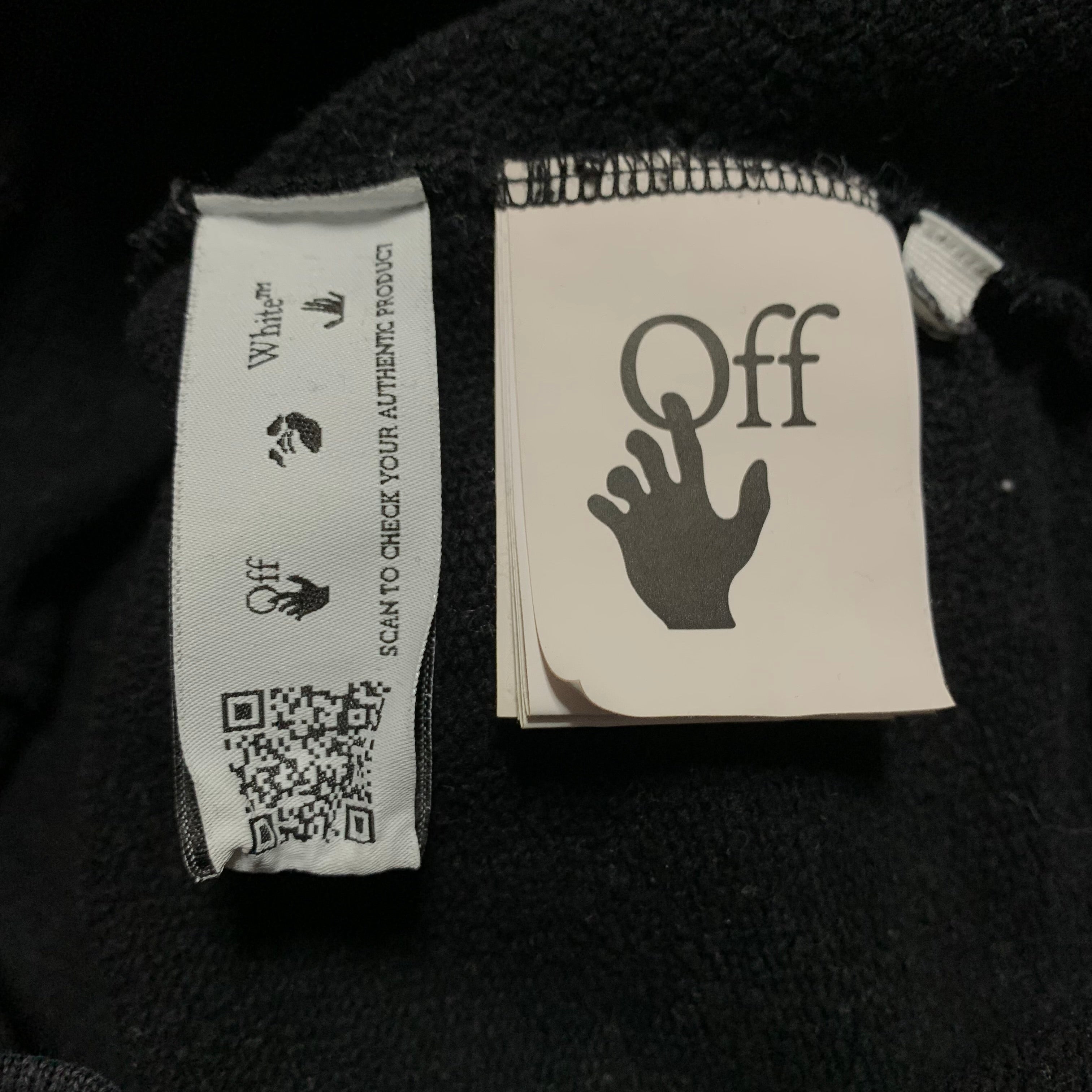 Off White Small Caravaggio Painting Black Hoodie Virgil Abloh