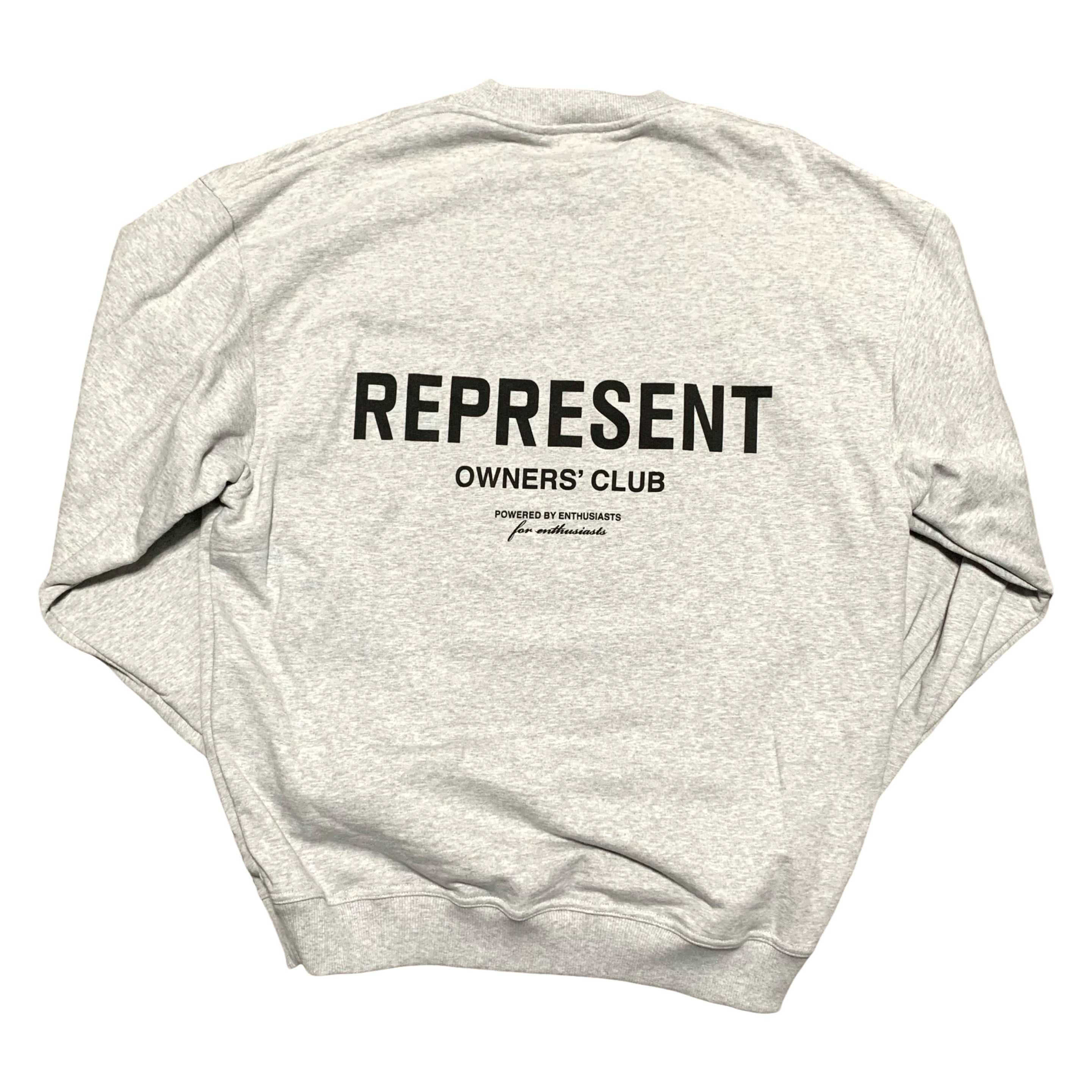 Represent Medium Owners Club Ash Grey Sweater Sweatshirt Crewneck