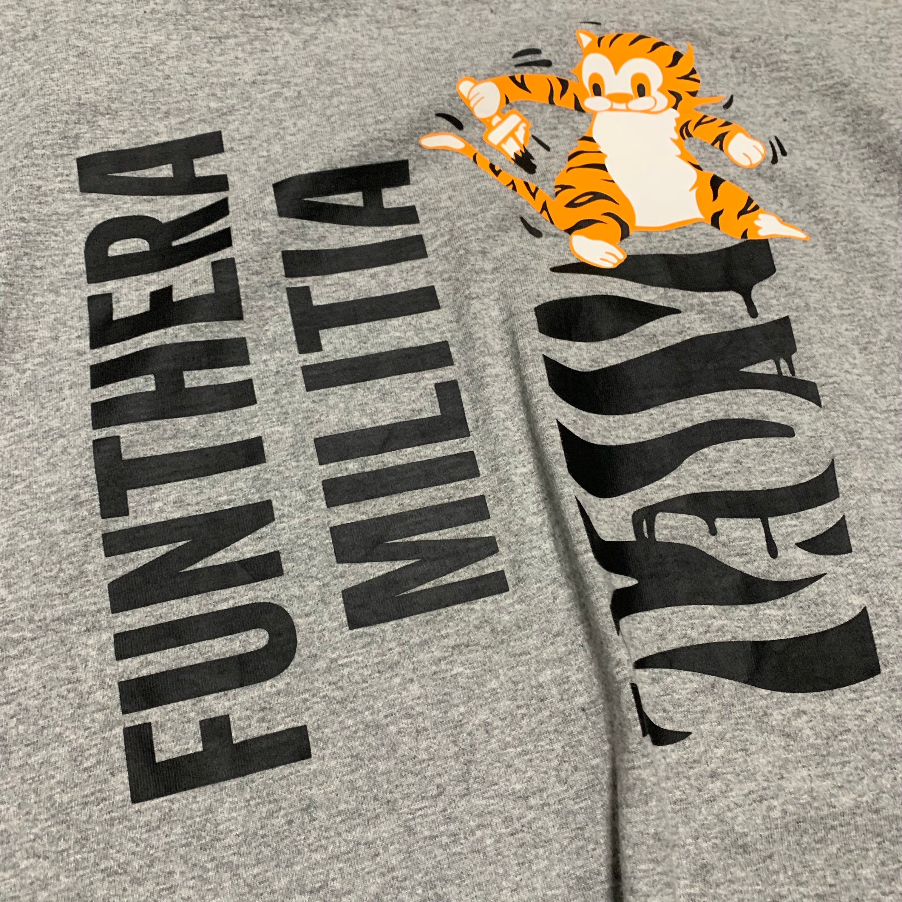 Bape Medium Tiger Shark Grey Tee A Bathing Ape