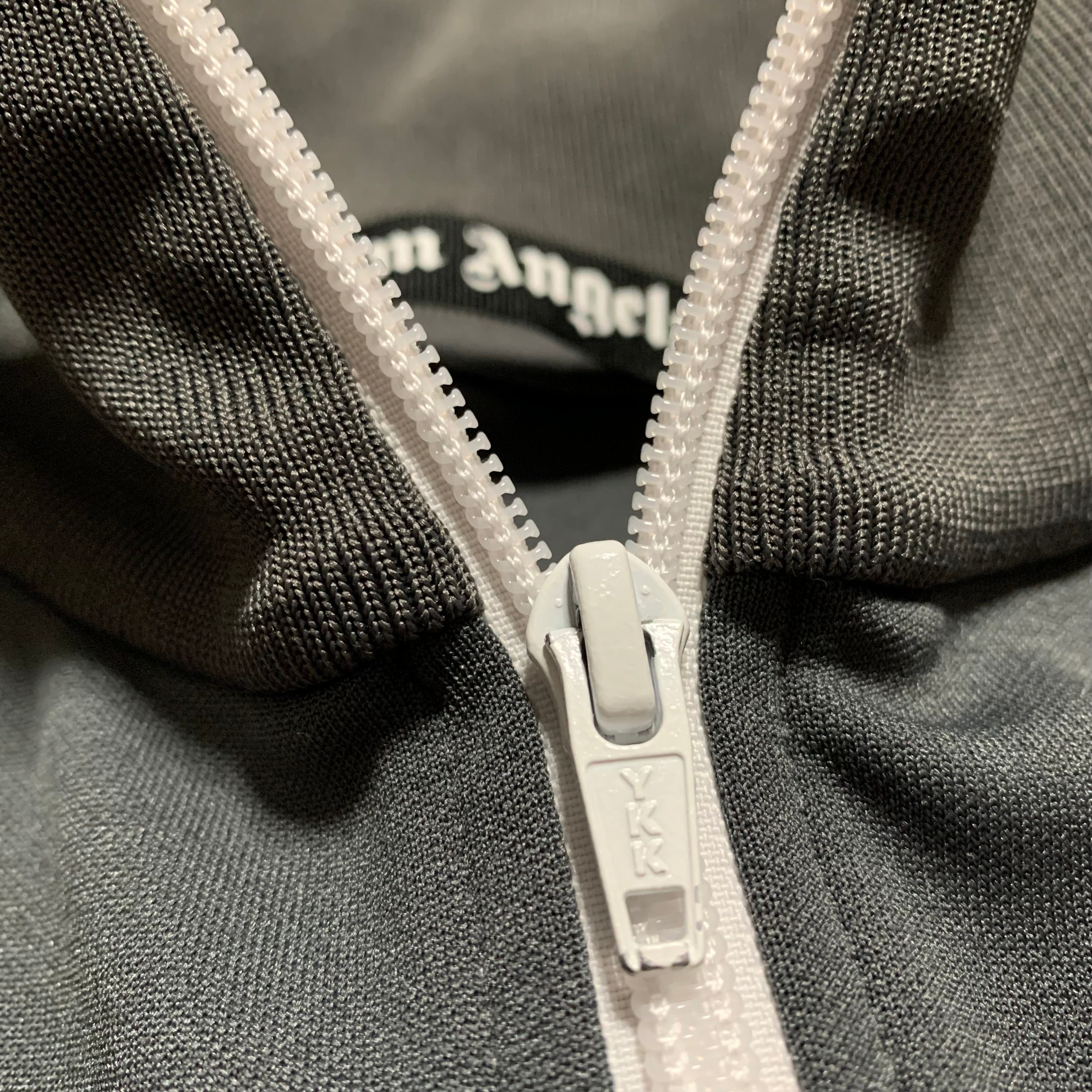 Palm Angels Large Grey Classic Track Jacket Top