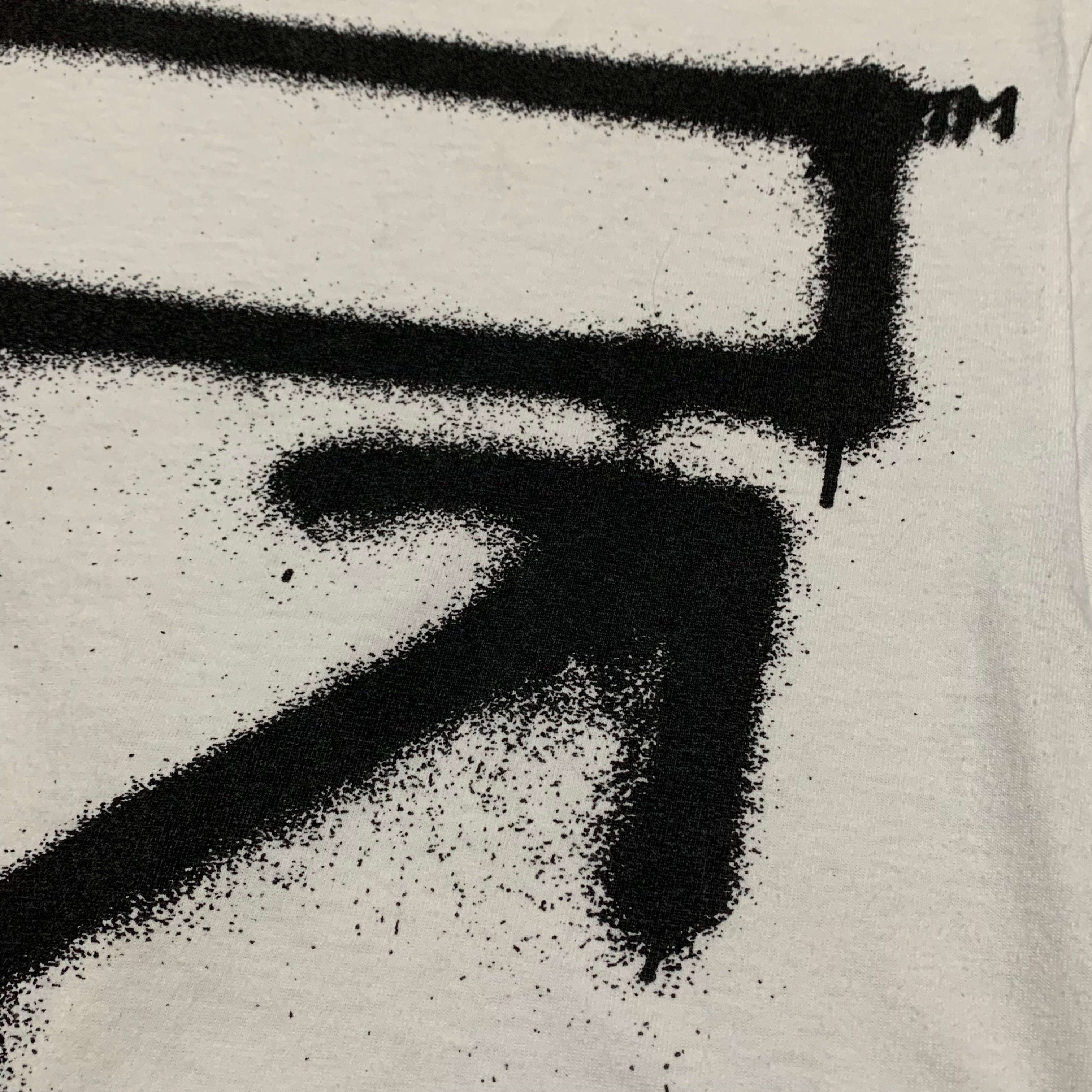 Off White Medium Graffiti Arrows White Tee Virgil Abloh