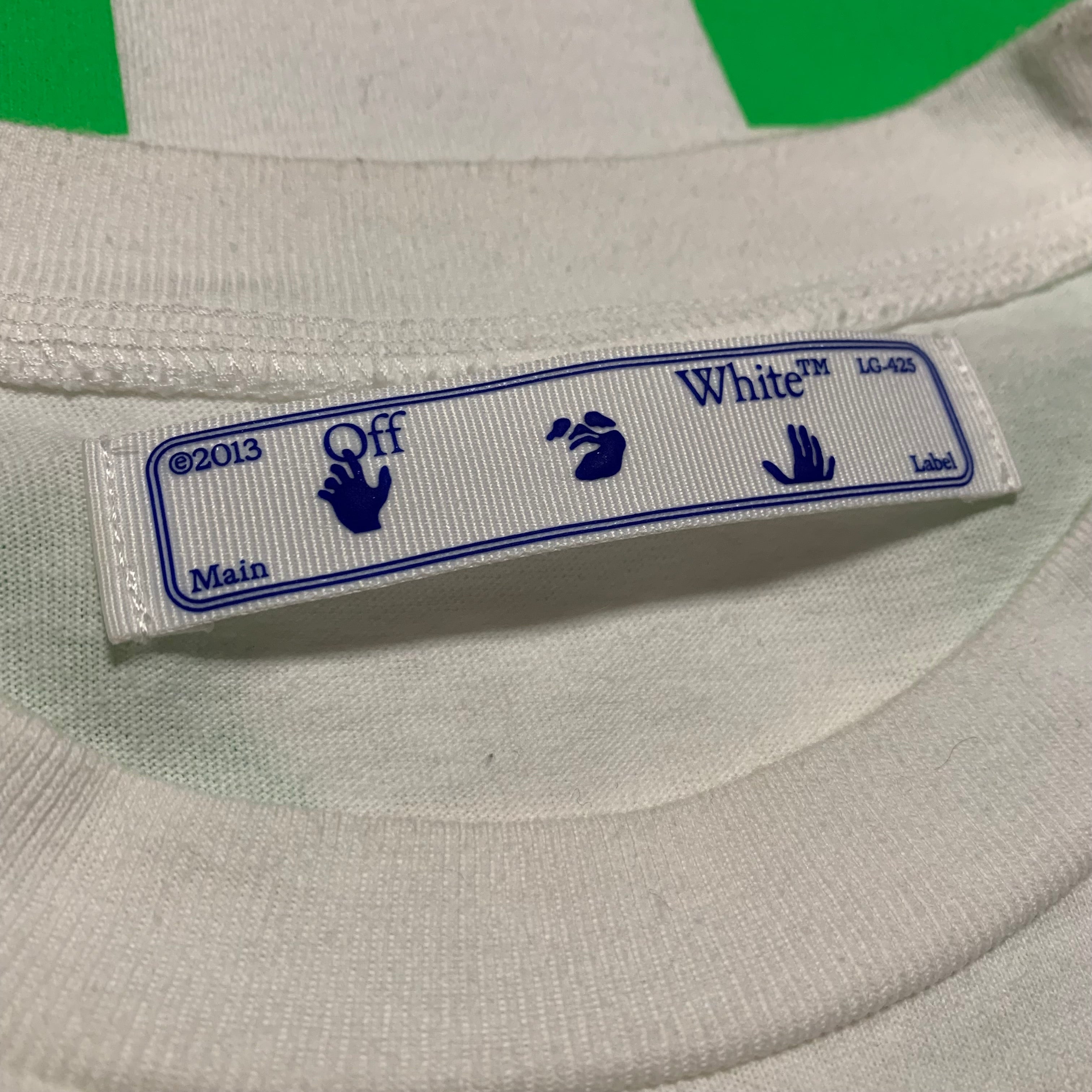 Off White Medium Medium Pascal Arrows White Tee Virgil Abloh
