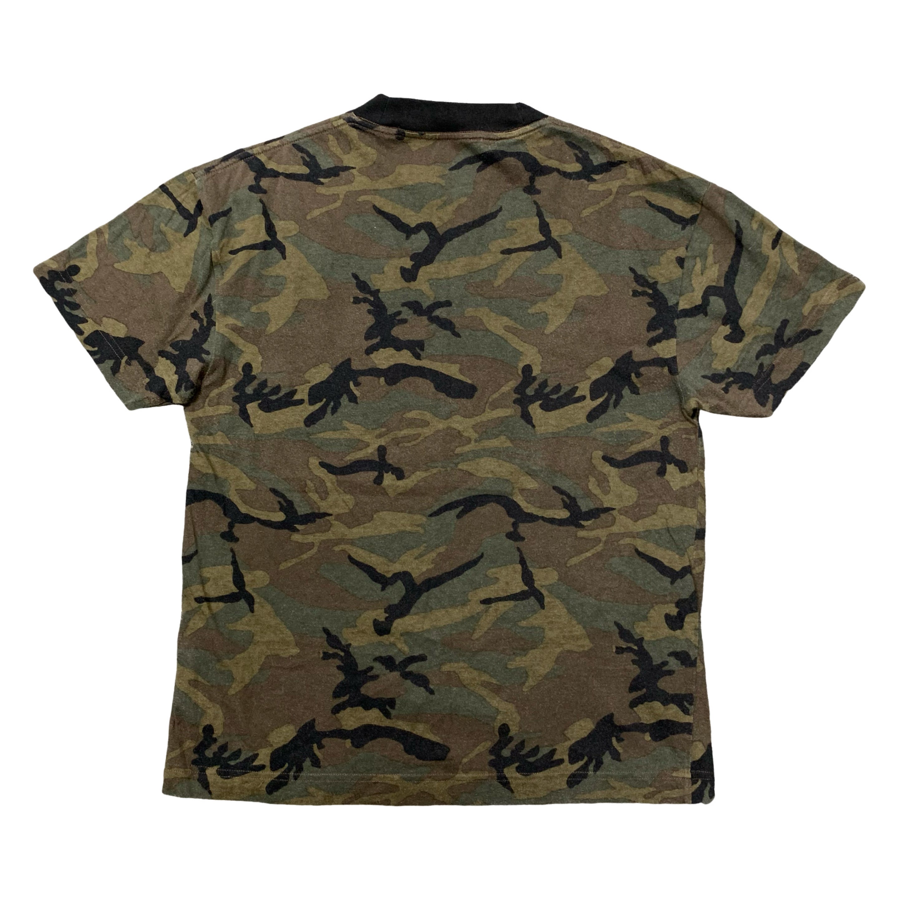 Palm Angels Small Tee Camo Green Classic T-Shirt