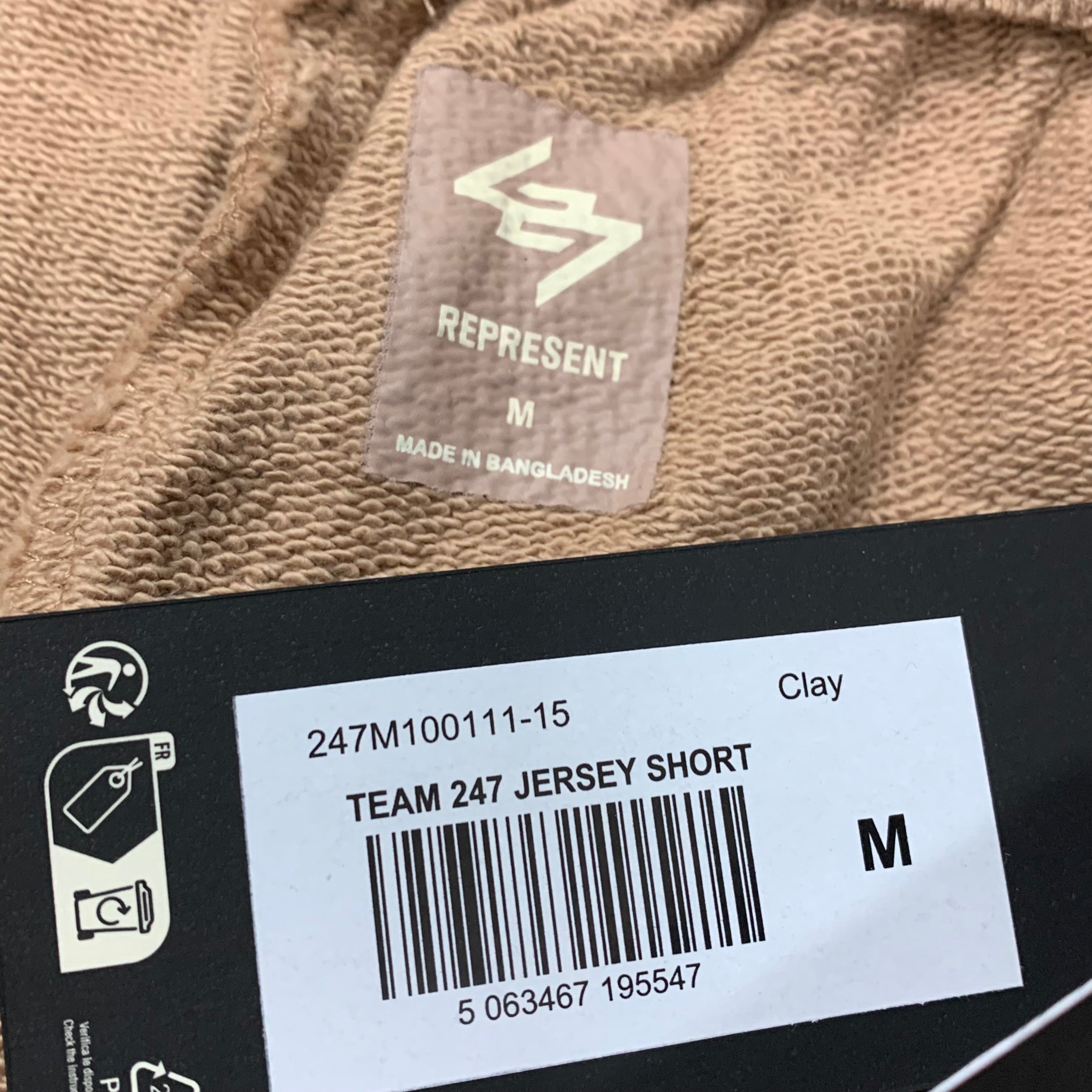 Represent Medium Shorts Team 247 Clay Jersey Shorts