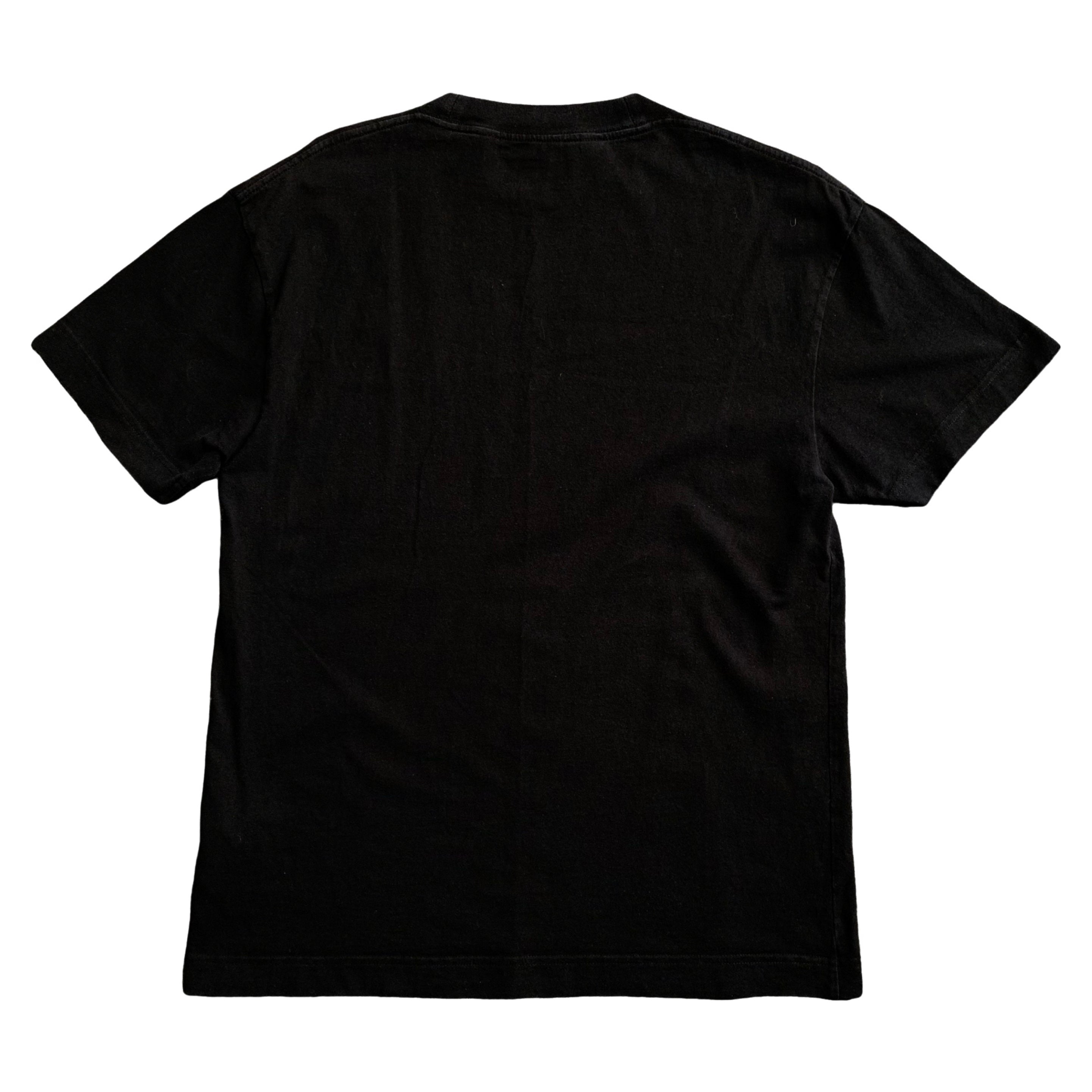 Palm Angels Medium Tee Milano Sprayed Black T-Shirt