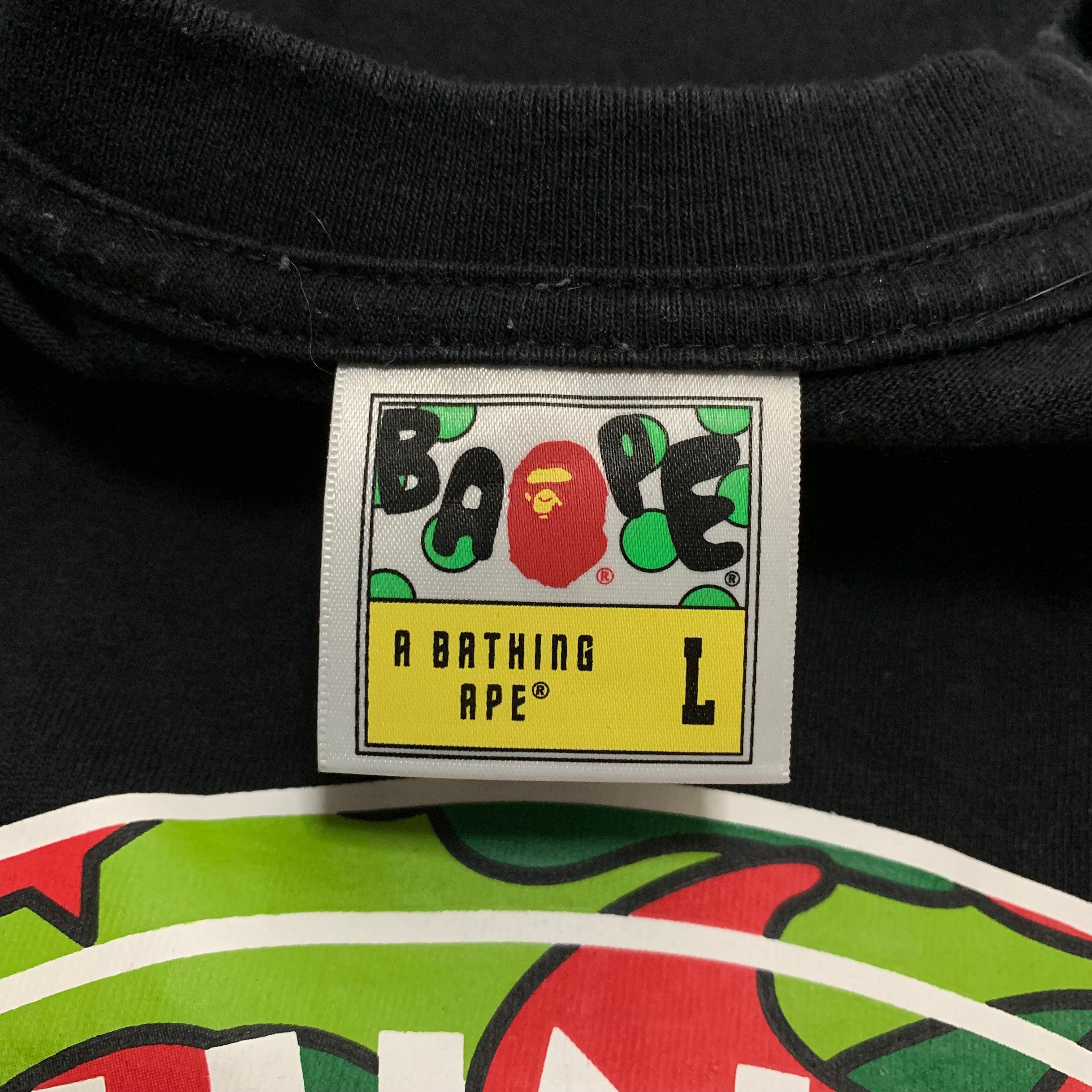 Bape Large Sta Camo Busy Works Black Tee 2021