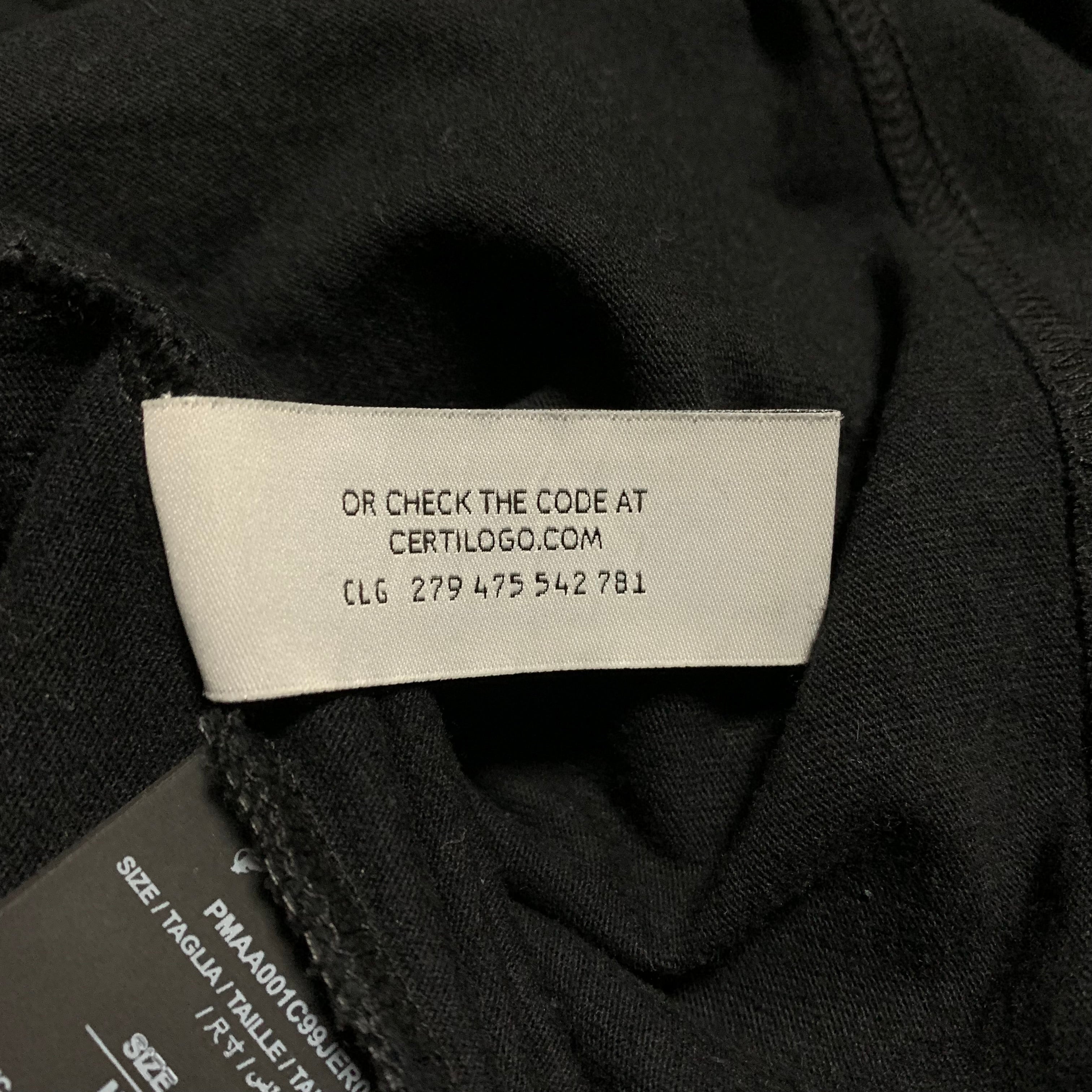 Palm Angels Medium Milano Sprayed Black Tee