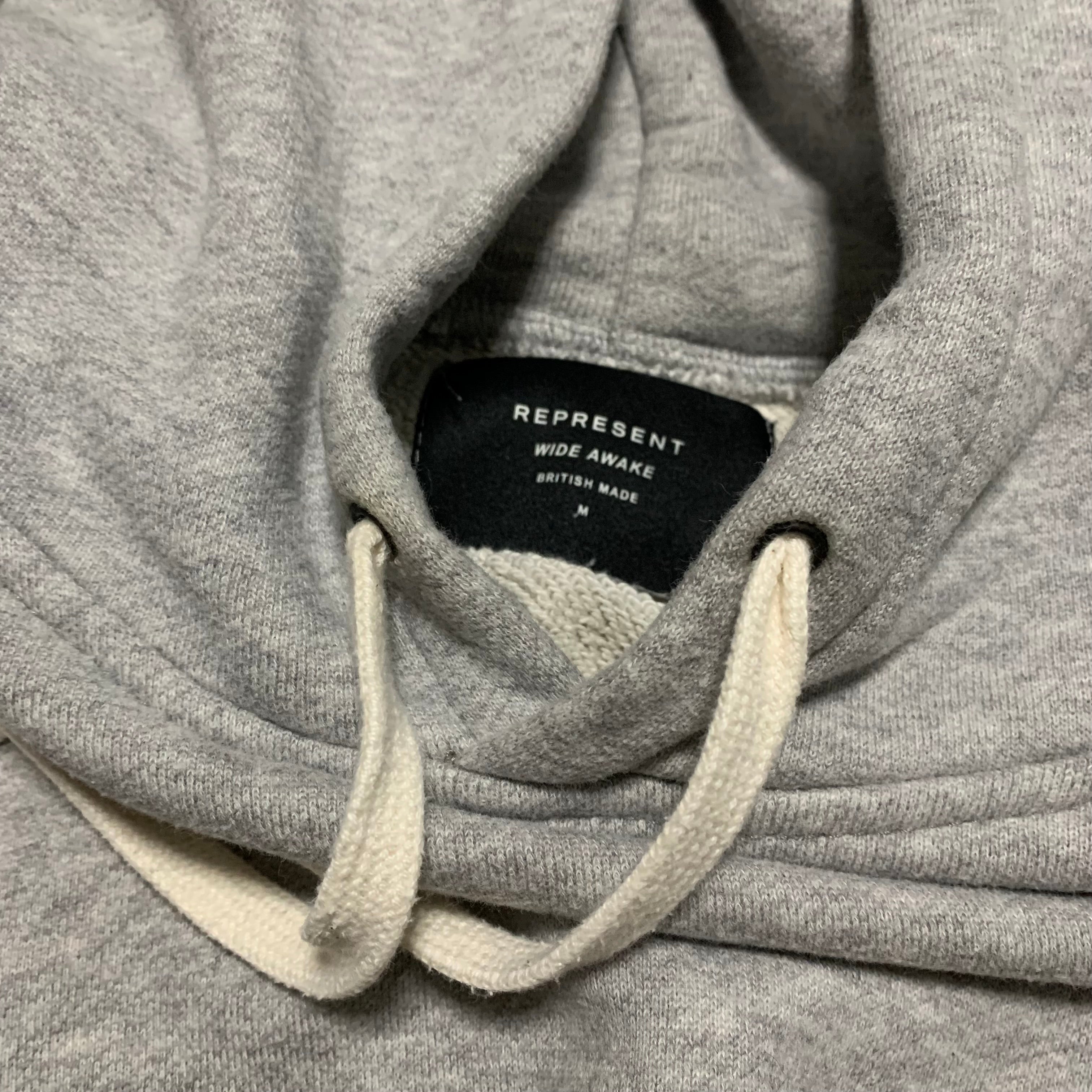 Represent Medium Grey Hoodie Wide Awake 'If Your Going Through Hell, Keep Going'