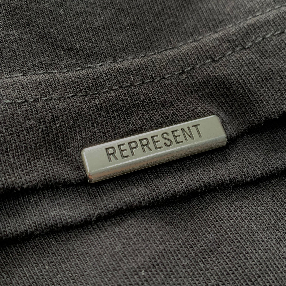 Represent Medium Tee Owners Club Script Jet Black T-Shirt