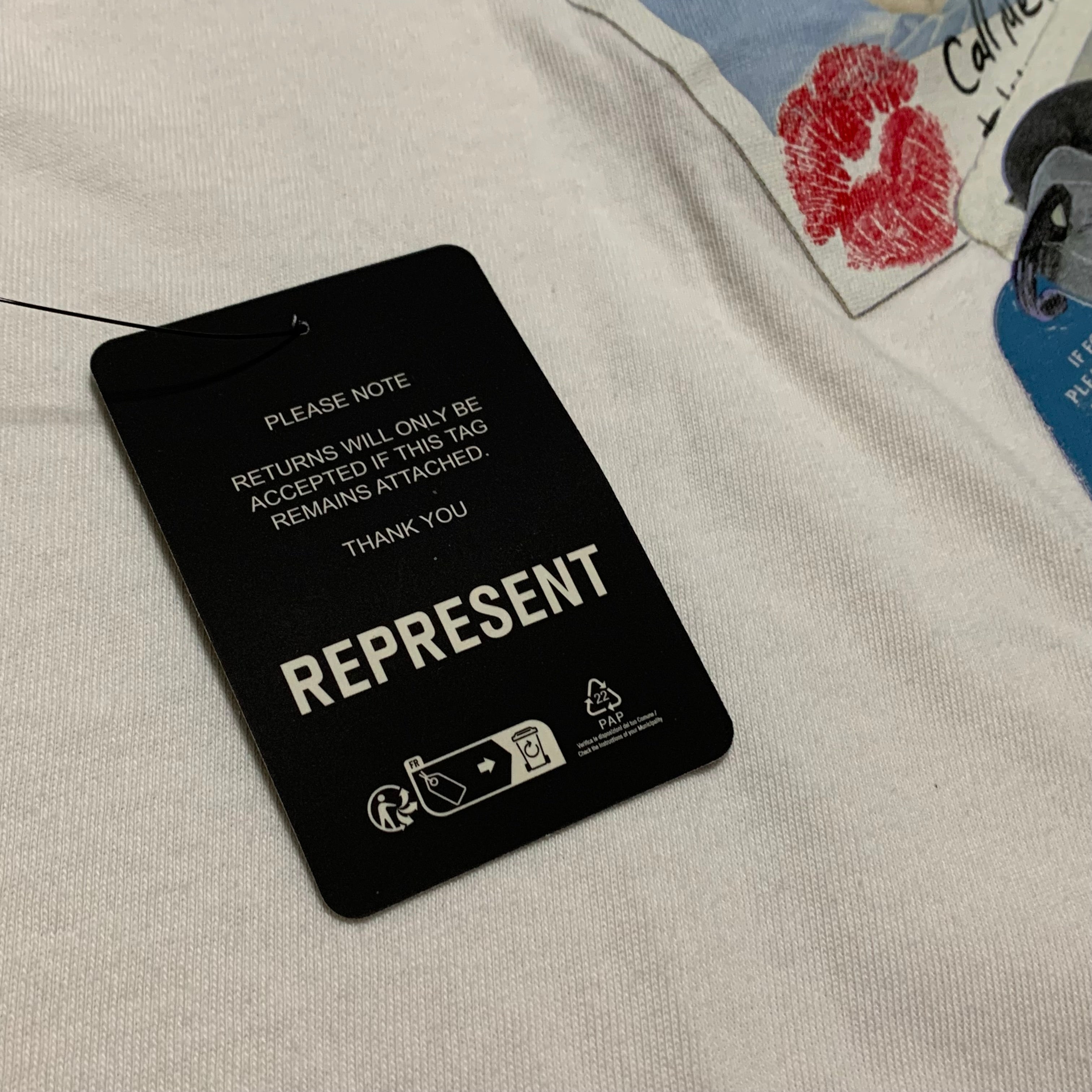 Represent Small Girls Of Summer Flat White Tee