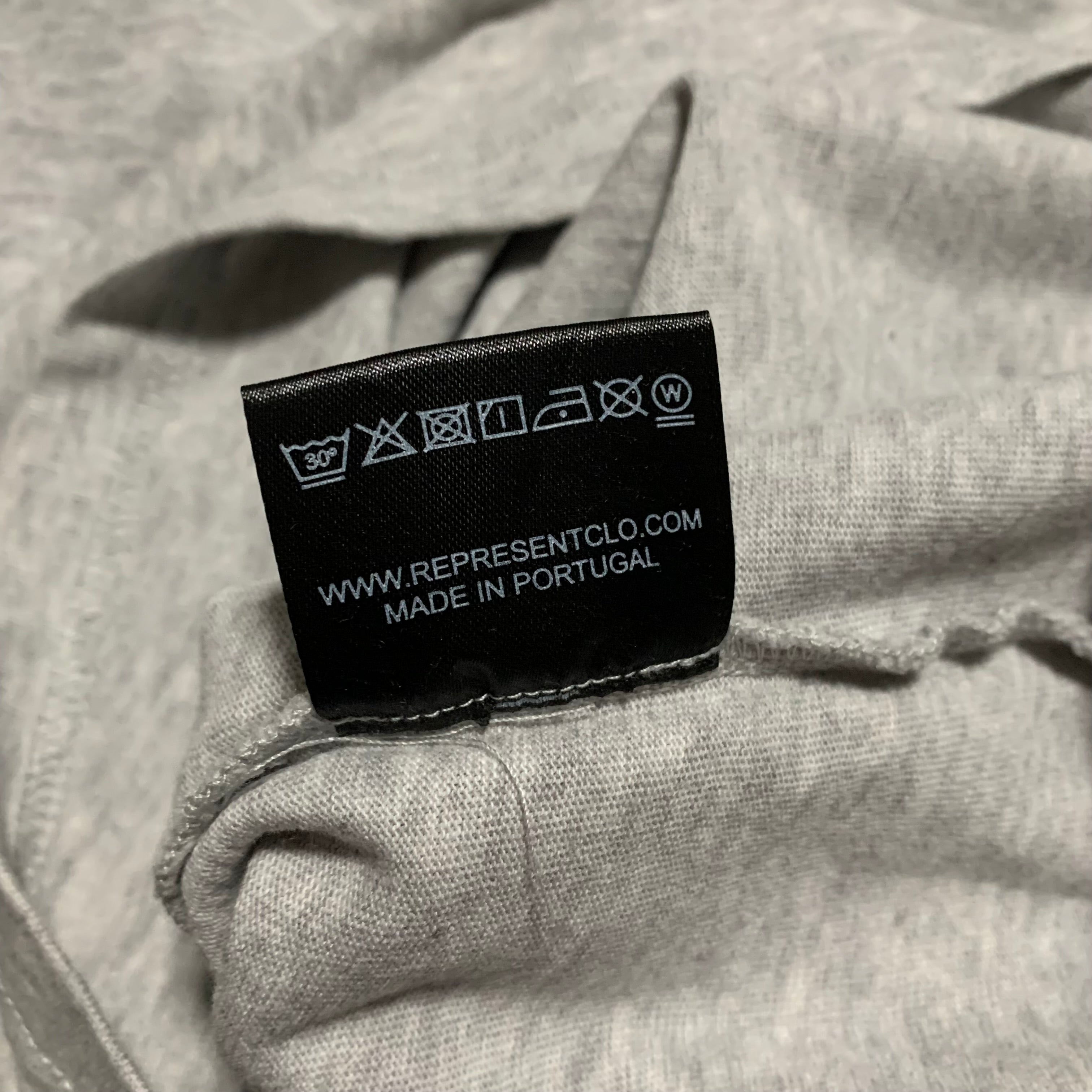 Represent XS Owners Club Grey Tee Green Graphic