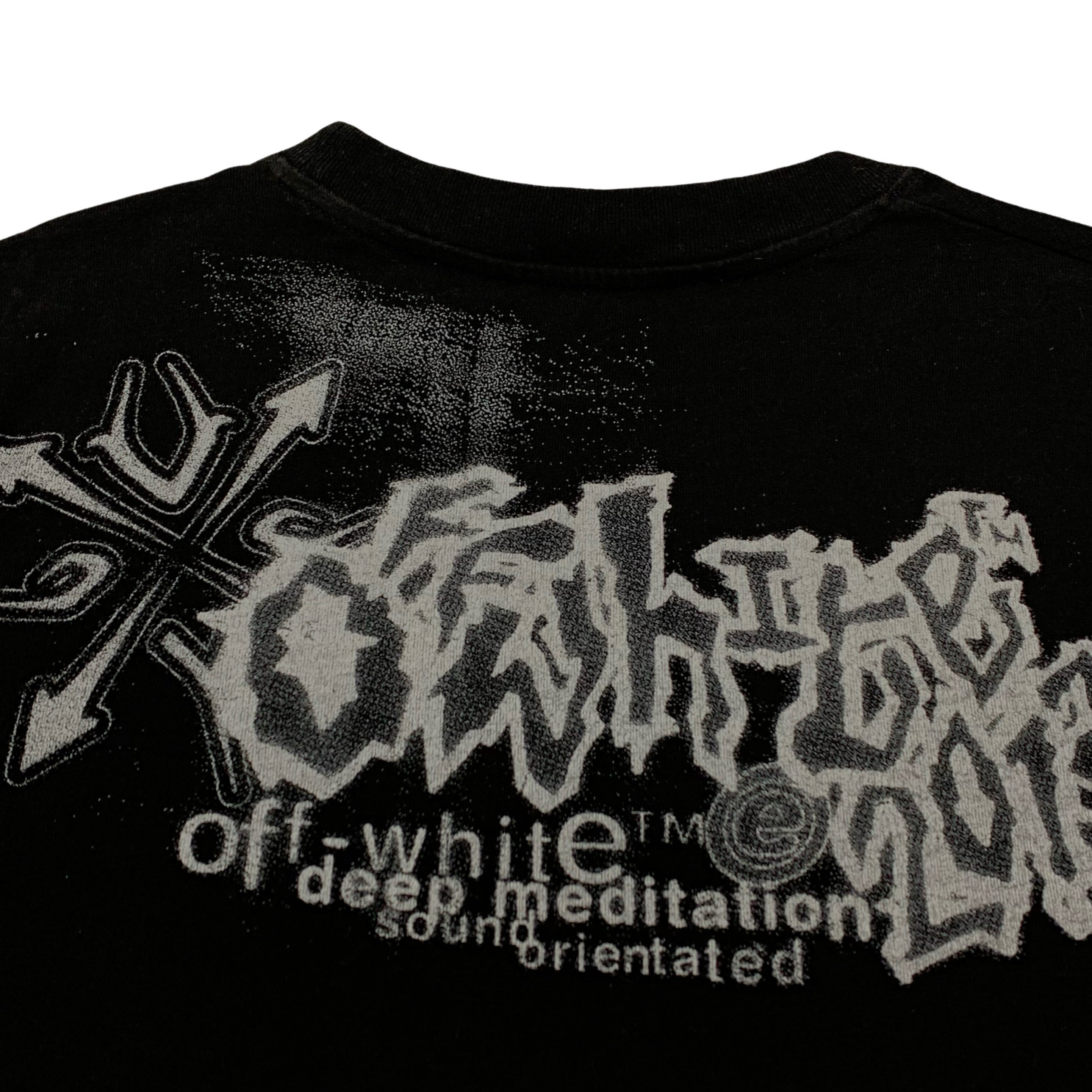 Off White Small Tee Tribal Arrows Black T-Shirt Virgil Abloh
