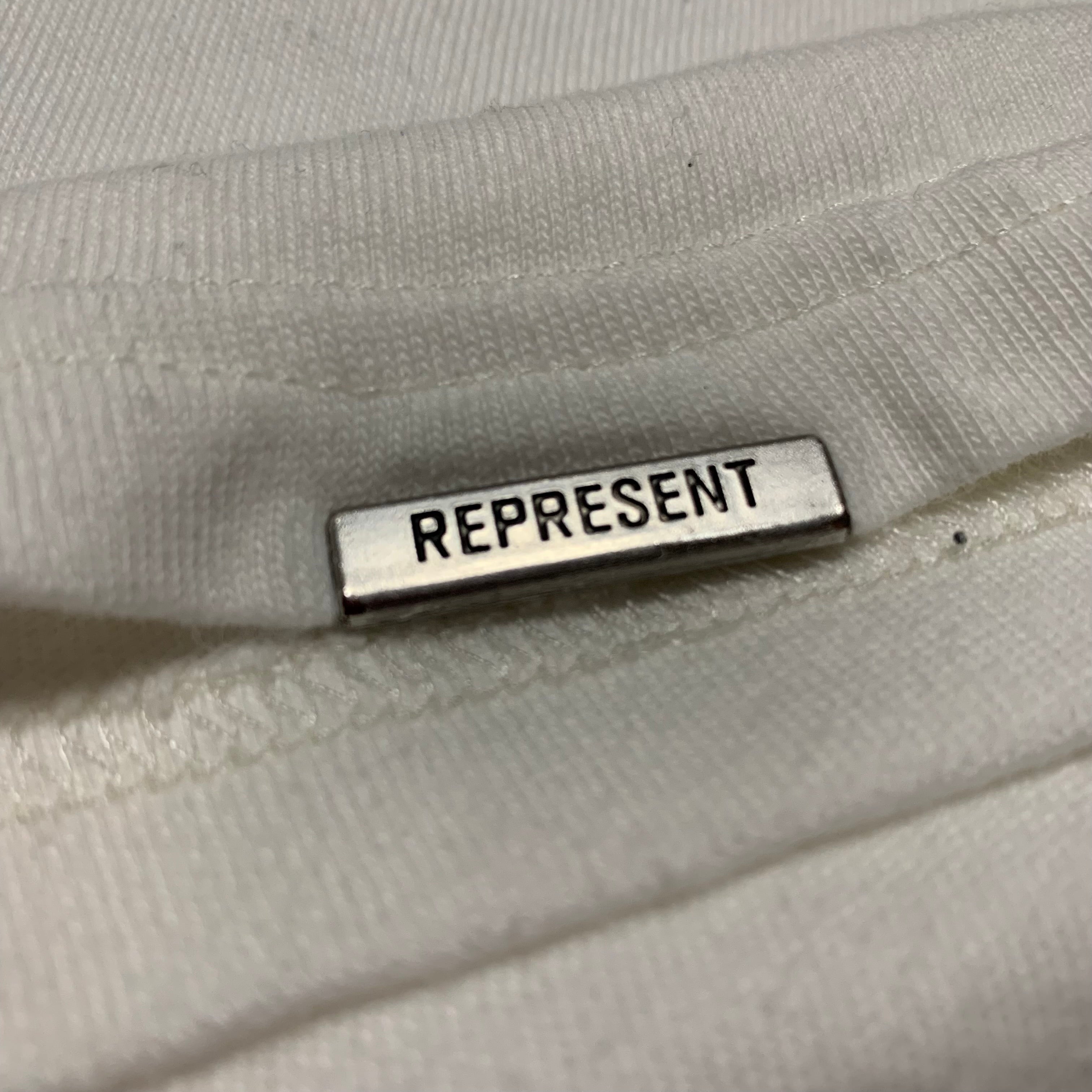 Represent Large Elegance In Motion Flat White Tee