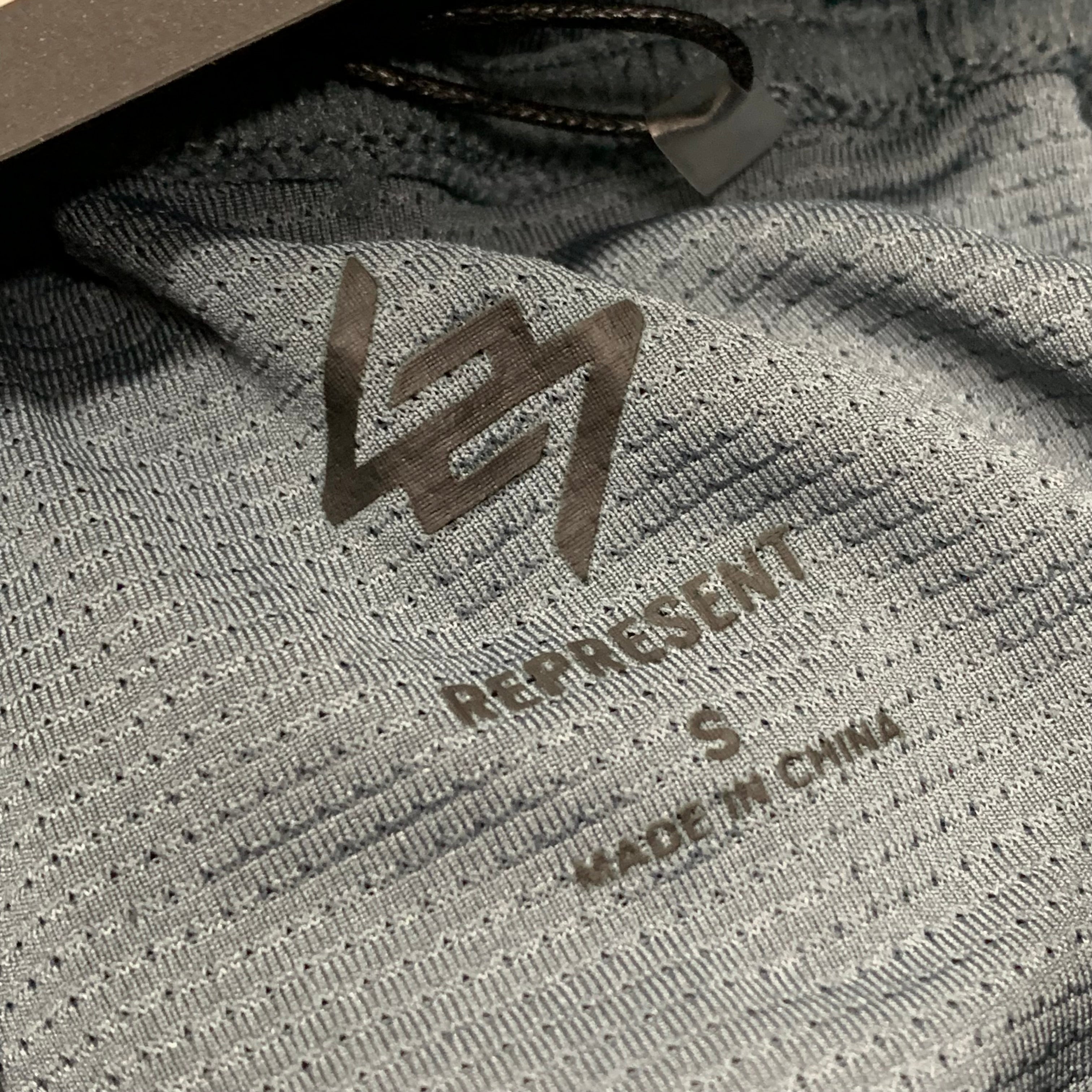 Represent Small Shorts 247 DNA Mesh Dusky Navy Blue Bottoms