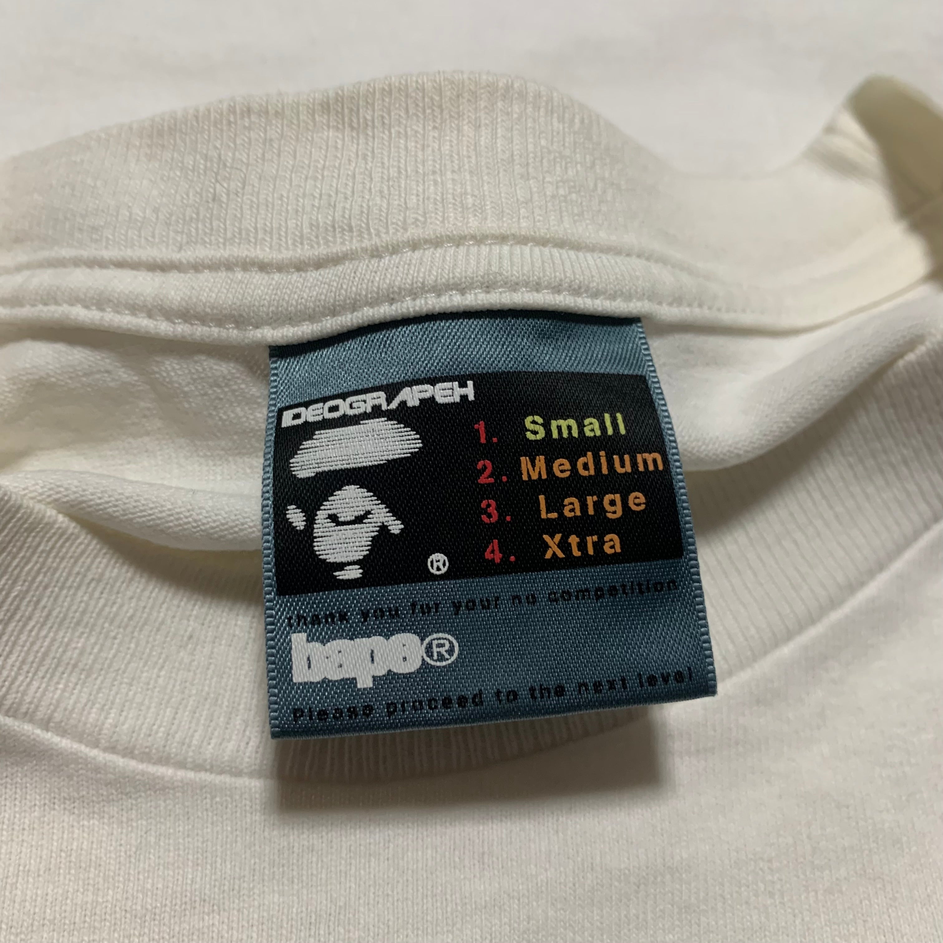 Bape Small Tee Graphic White A Bating Ape T-Shirt Vintage 90s
