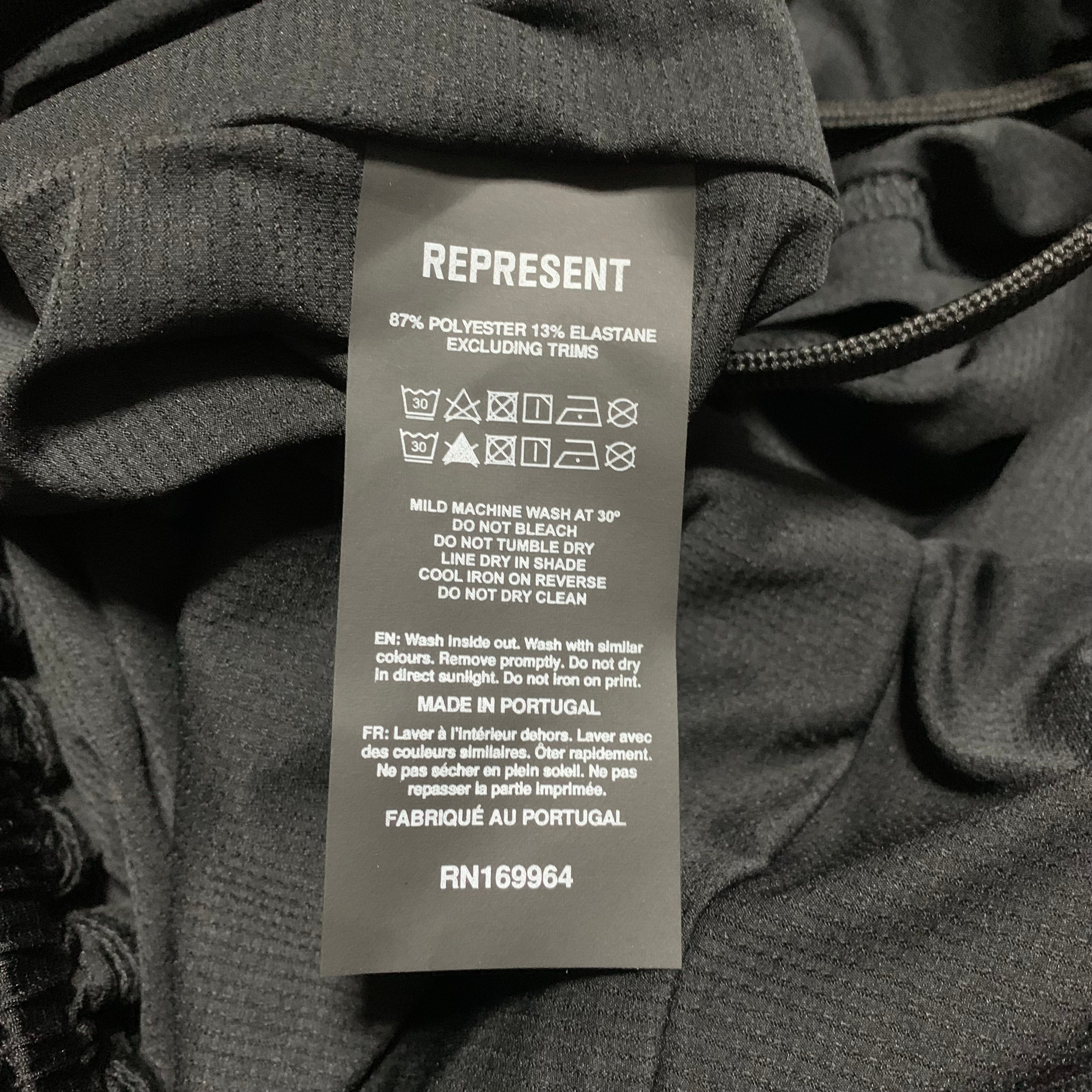 Represent Small Shorts Black 247 Mesh DNA Bottoms