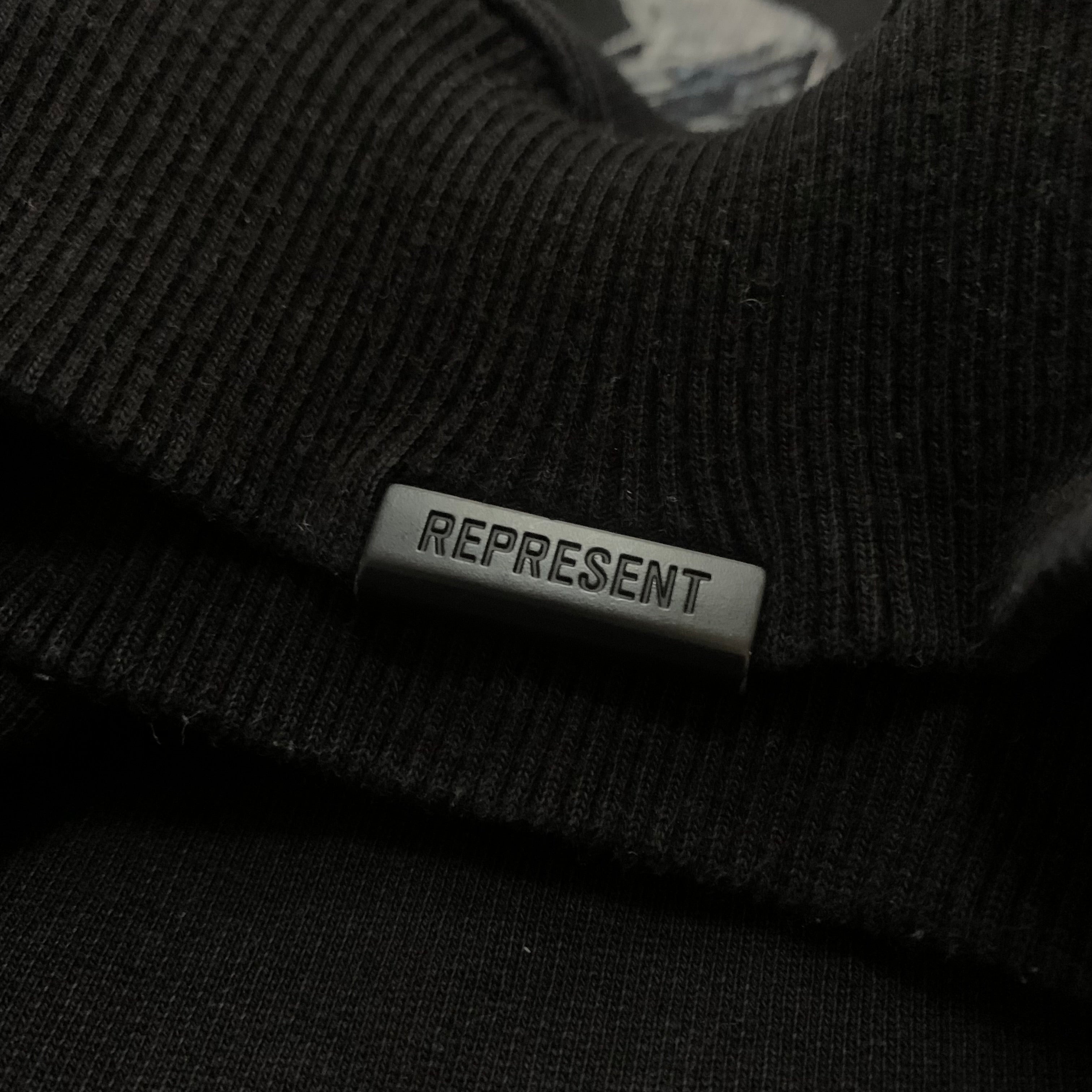 Represent Large Vitesse Jet Black Sweater Sweatshirt Crewneck