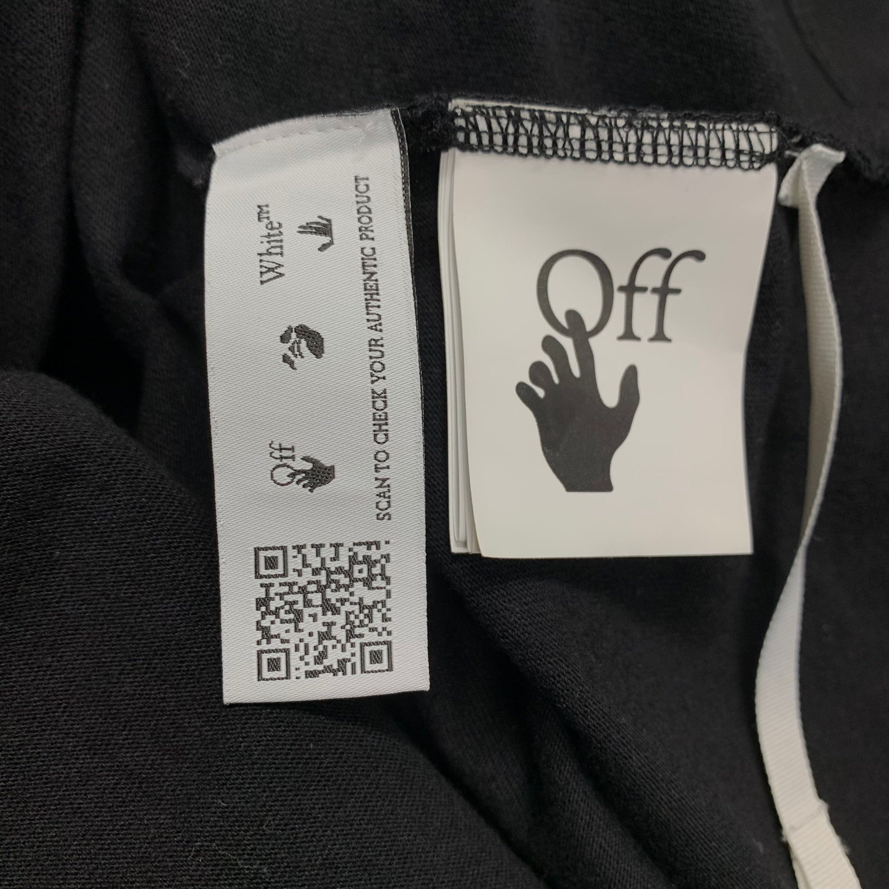Off White Medium Tee Caravaggio Graphic Black T-Shirt