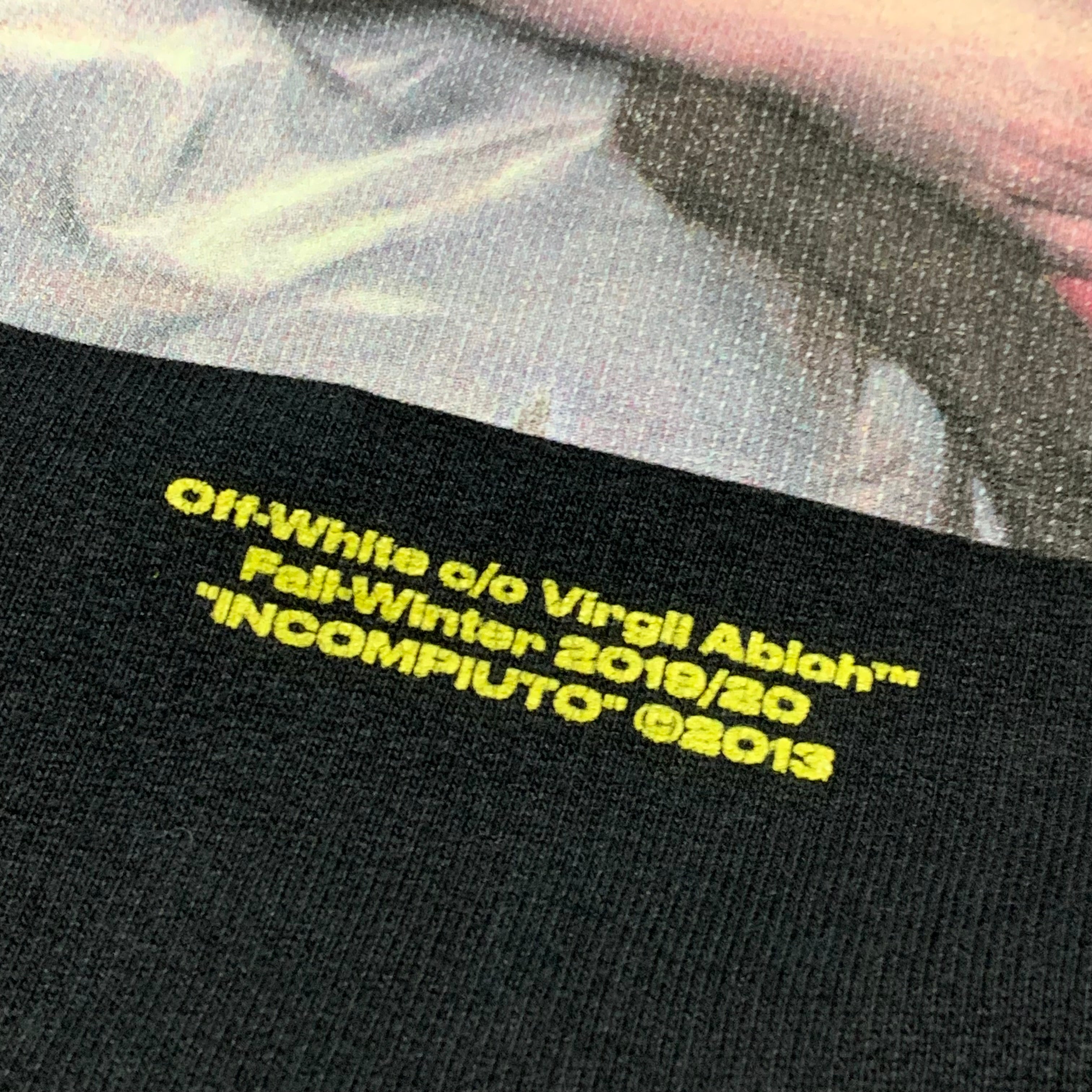 Off White XS Mariana Silva Painting Black Sweatshirt Crewneck Virgil Abloh