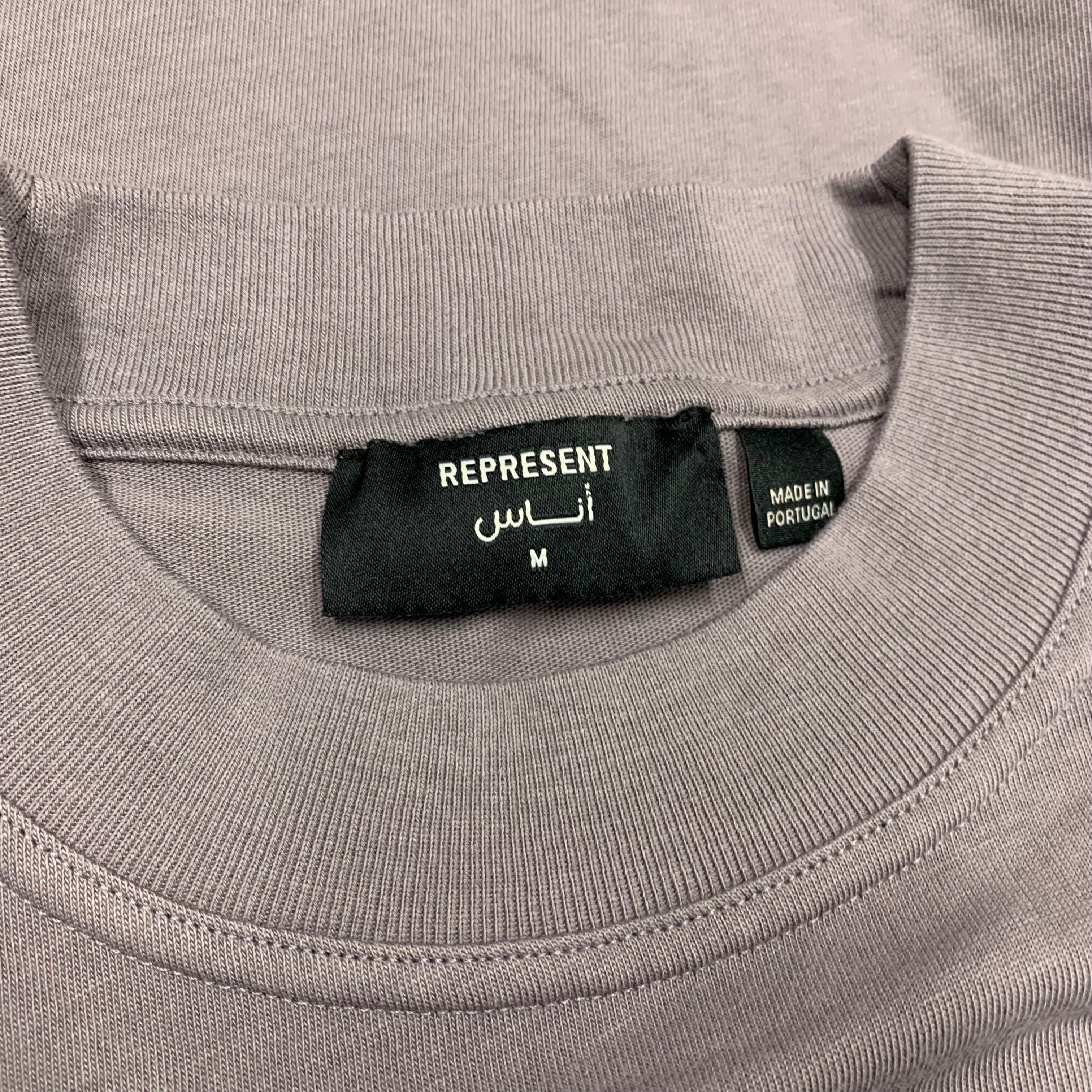 Represent Medium Tee Arabic Owners Club Purple T-Shirt