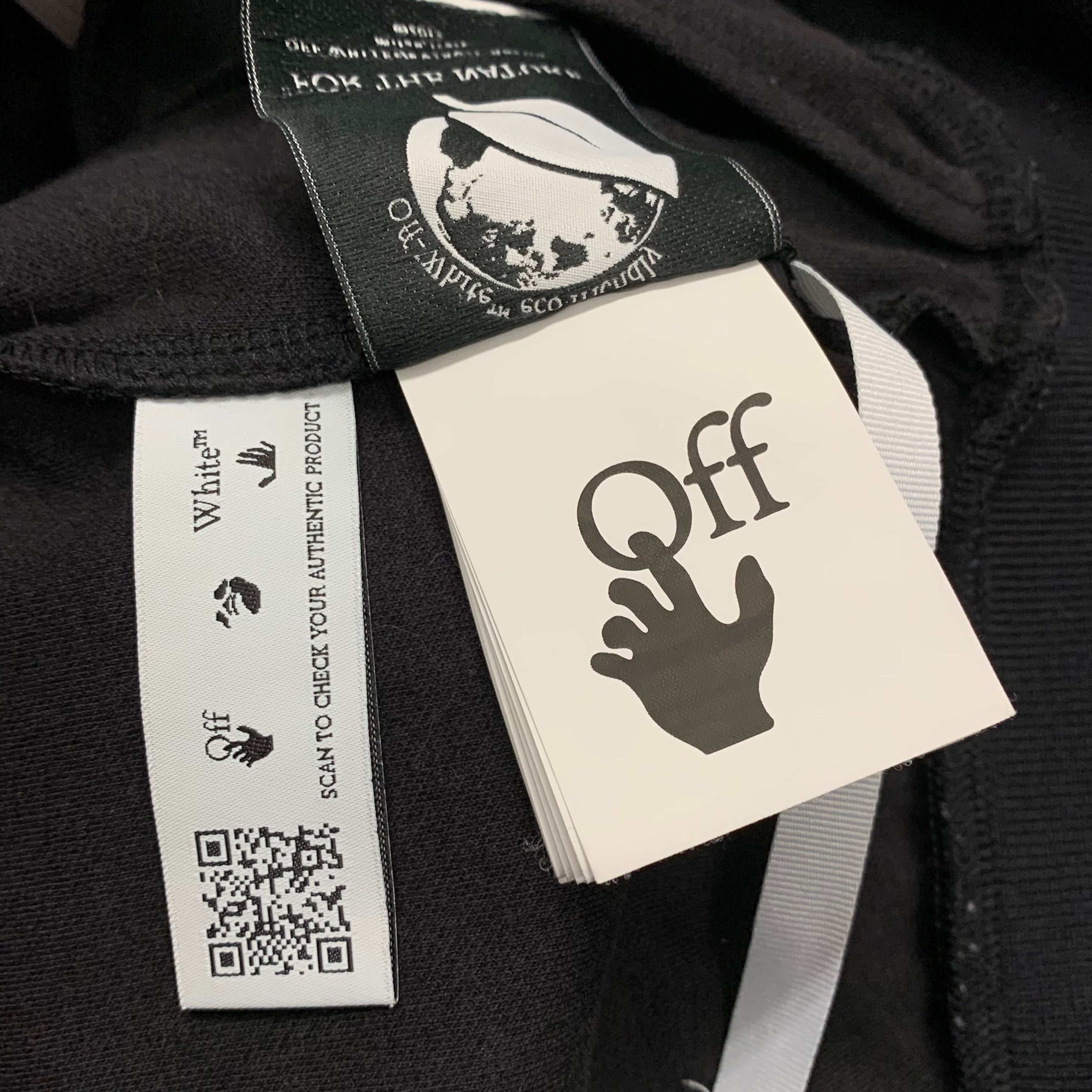 Off White Small Jacket Single Arrows Black Track Top Jacket Virgil Abloh