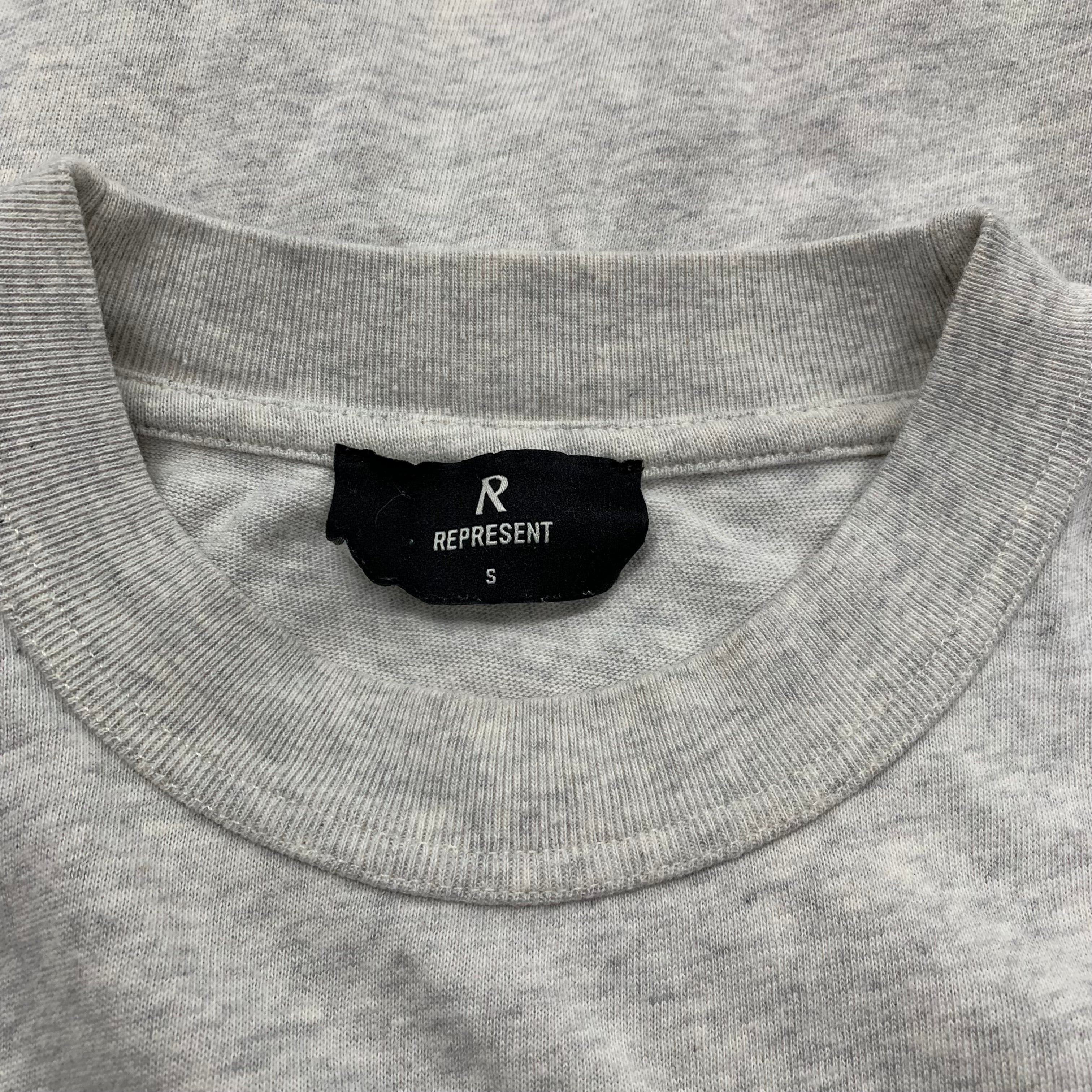Represent Small Tee Horizons Graphic Grey T-Shirt