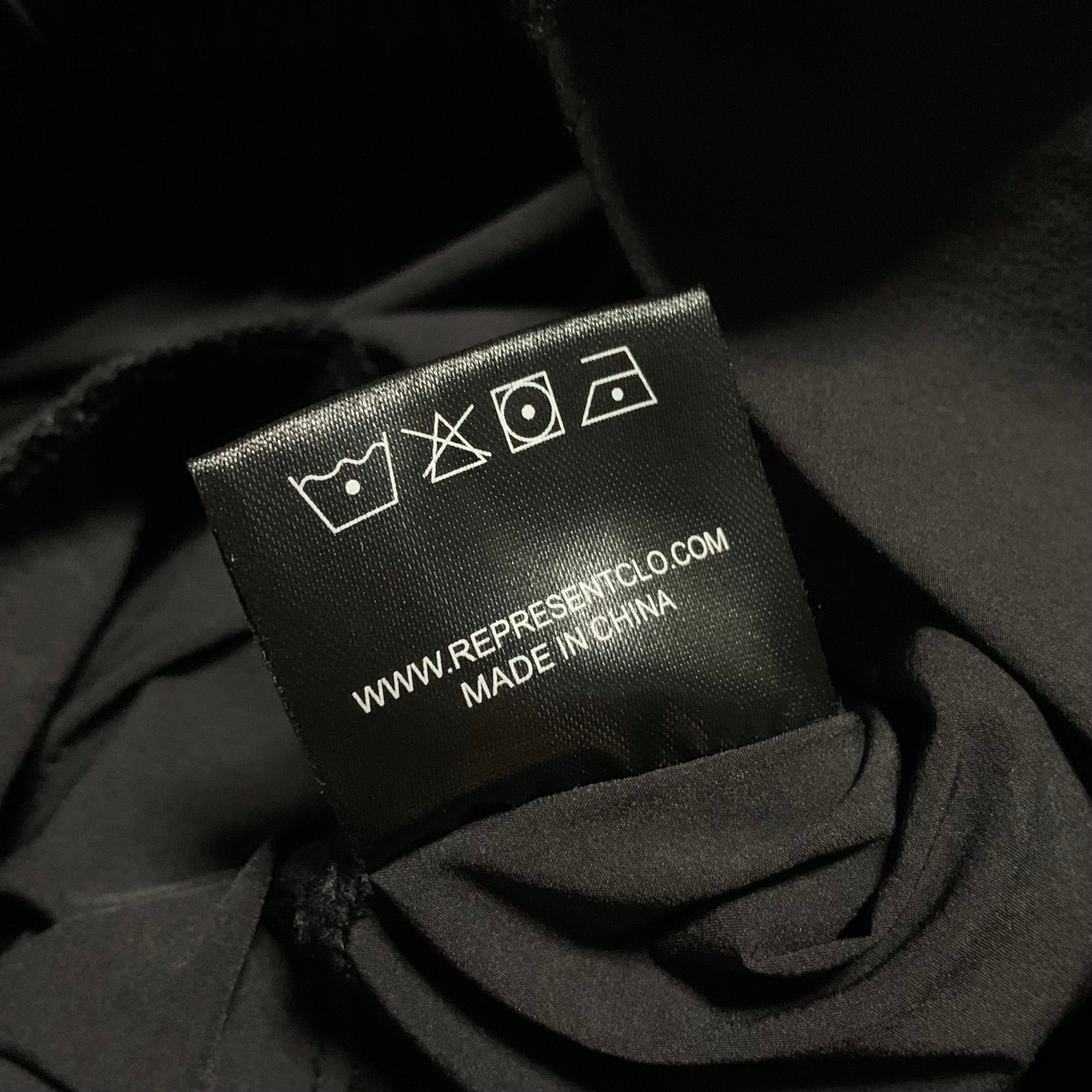 Represent XS 247 Pants Black Cargo Bottoms