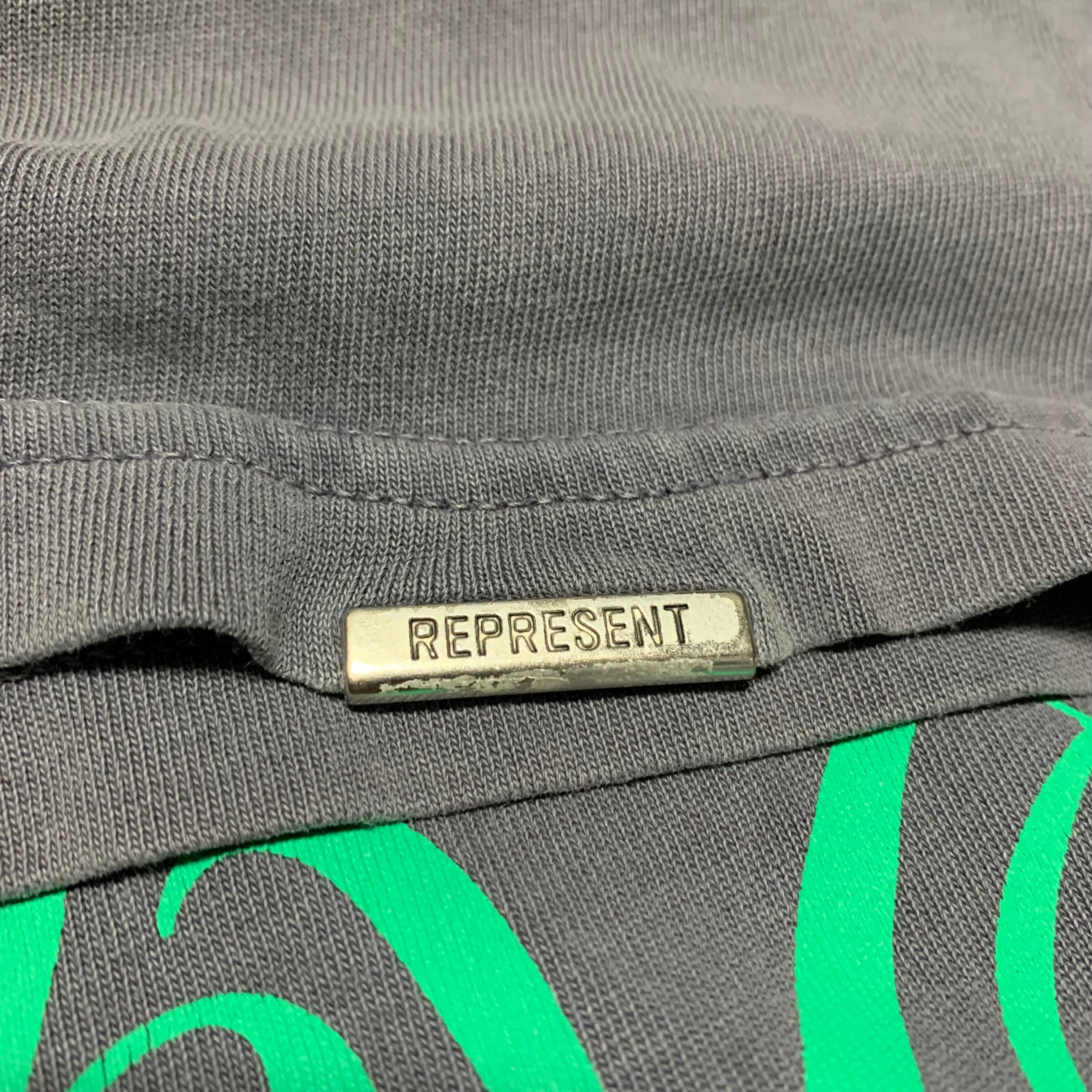 Represent Medium Fall From Olympus Storm Grey Tee