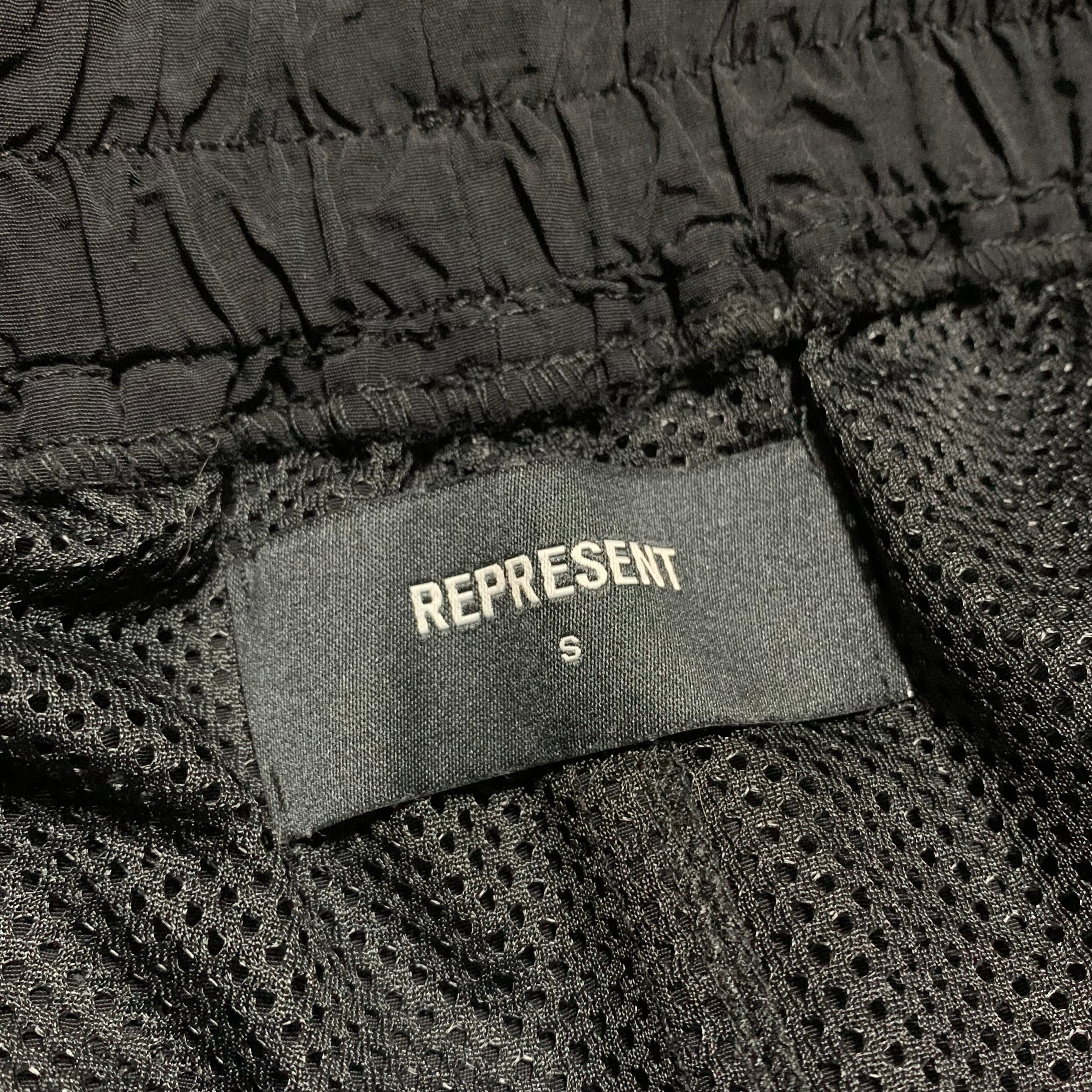 Represent Small Shorts Black Bottoms Signature British Made