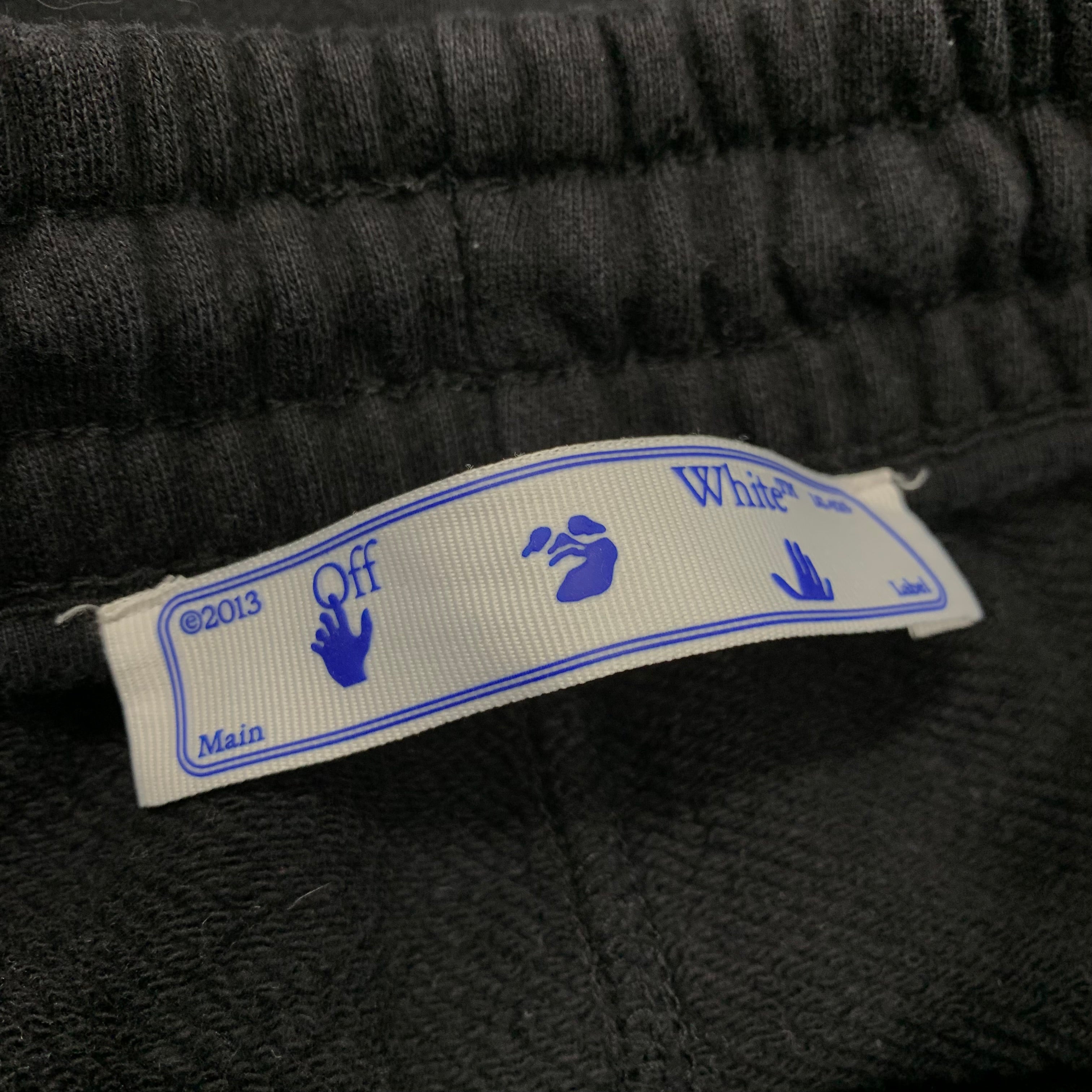 Off White Small Jogger Sweatpants Bottoms Black Pants Virgil Abloh