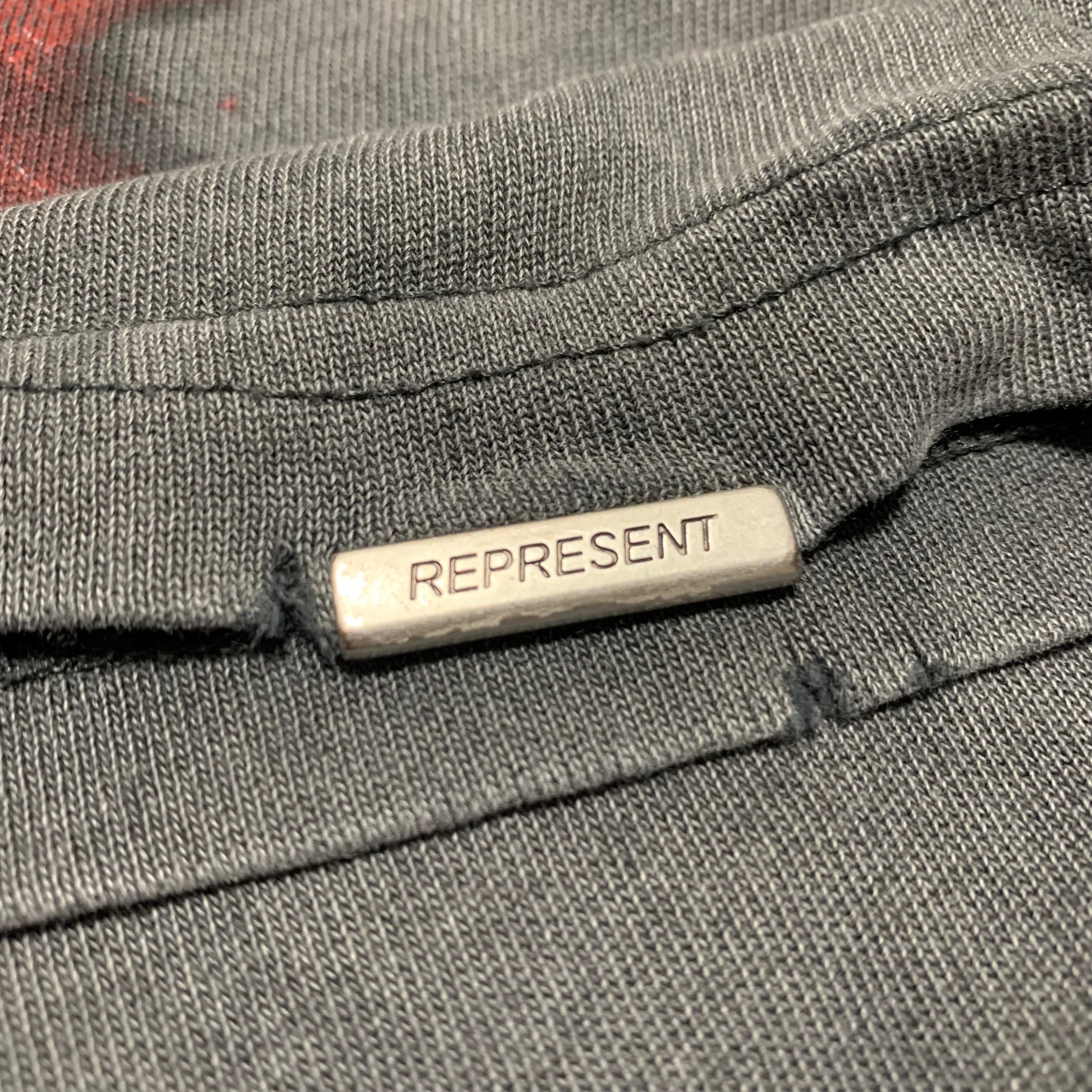 Represent Large Faze Clan Vintage Grey Tee