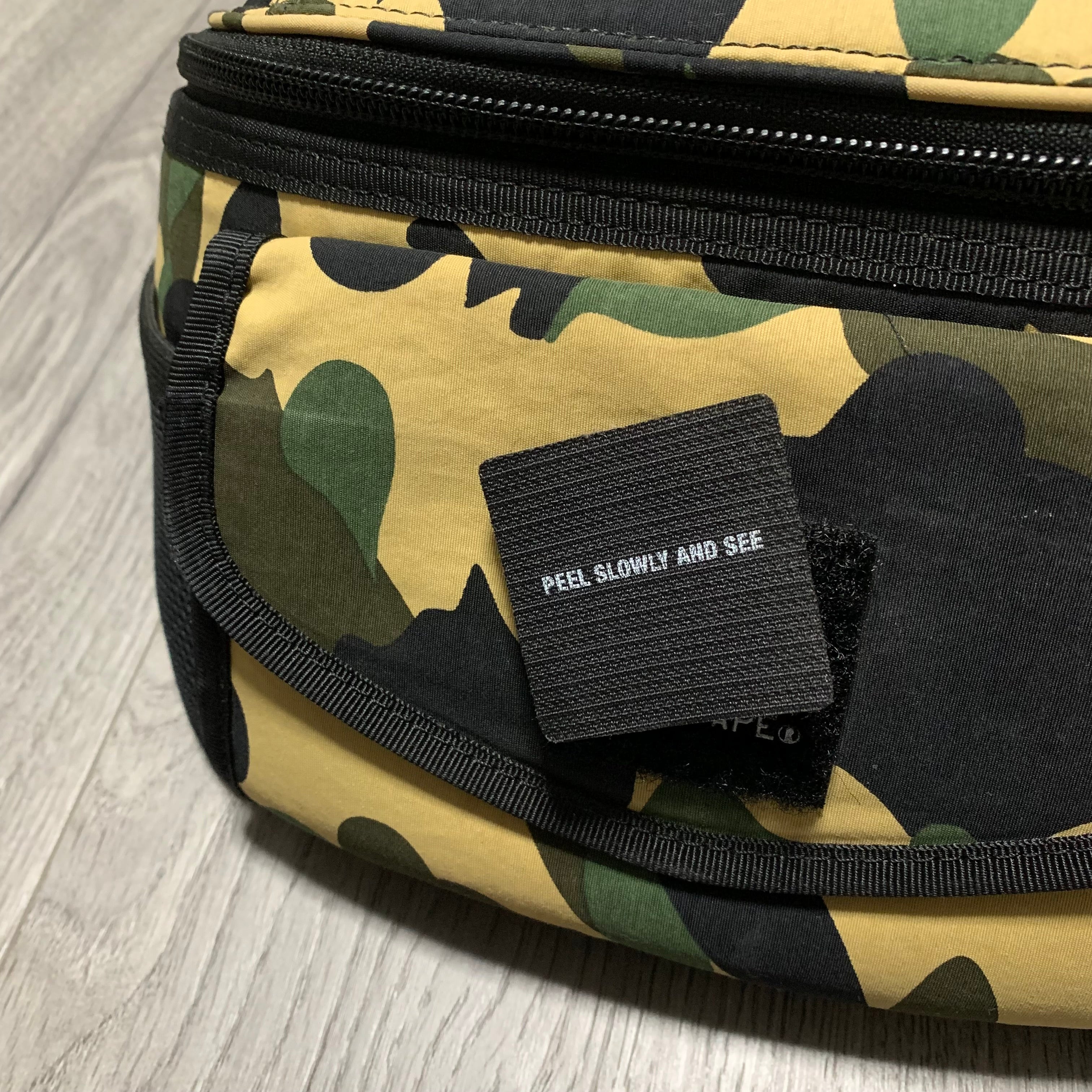 Bape Bag 1st Camo Shoulder & Waist Bag A Bathing Ape Yellow Green